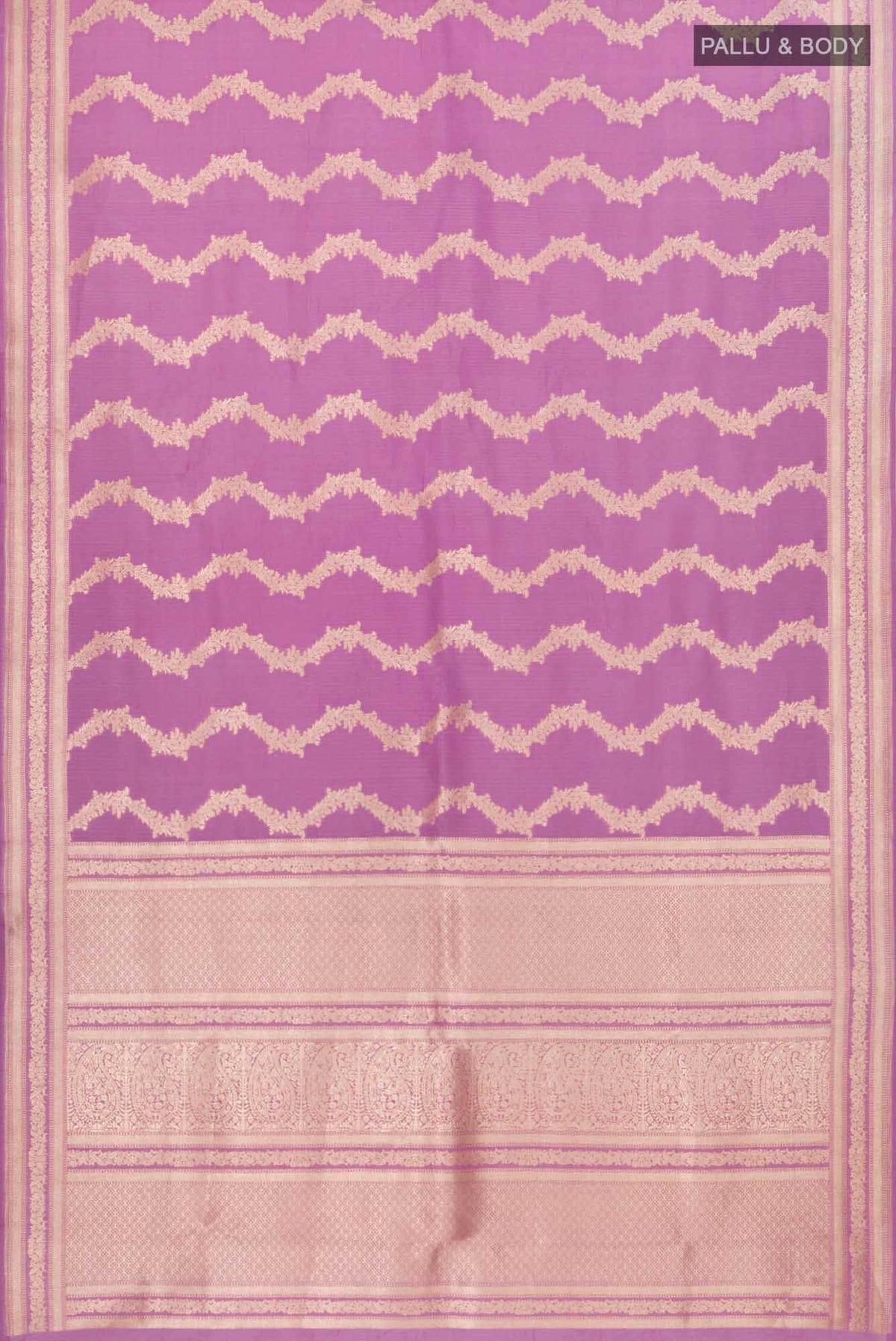 Kuntala-Pink Banarasi Silk Saree