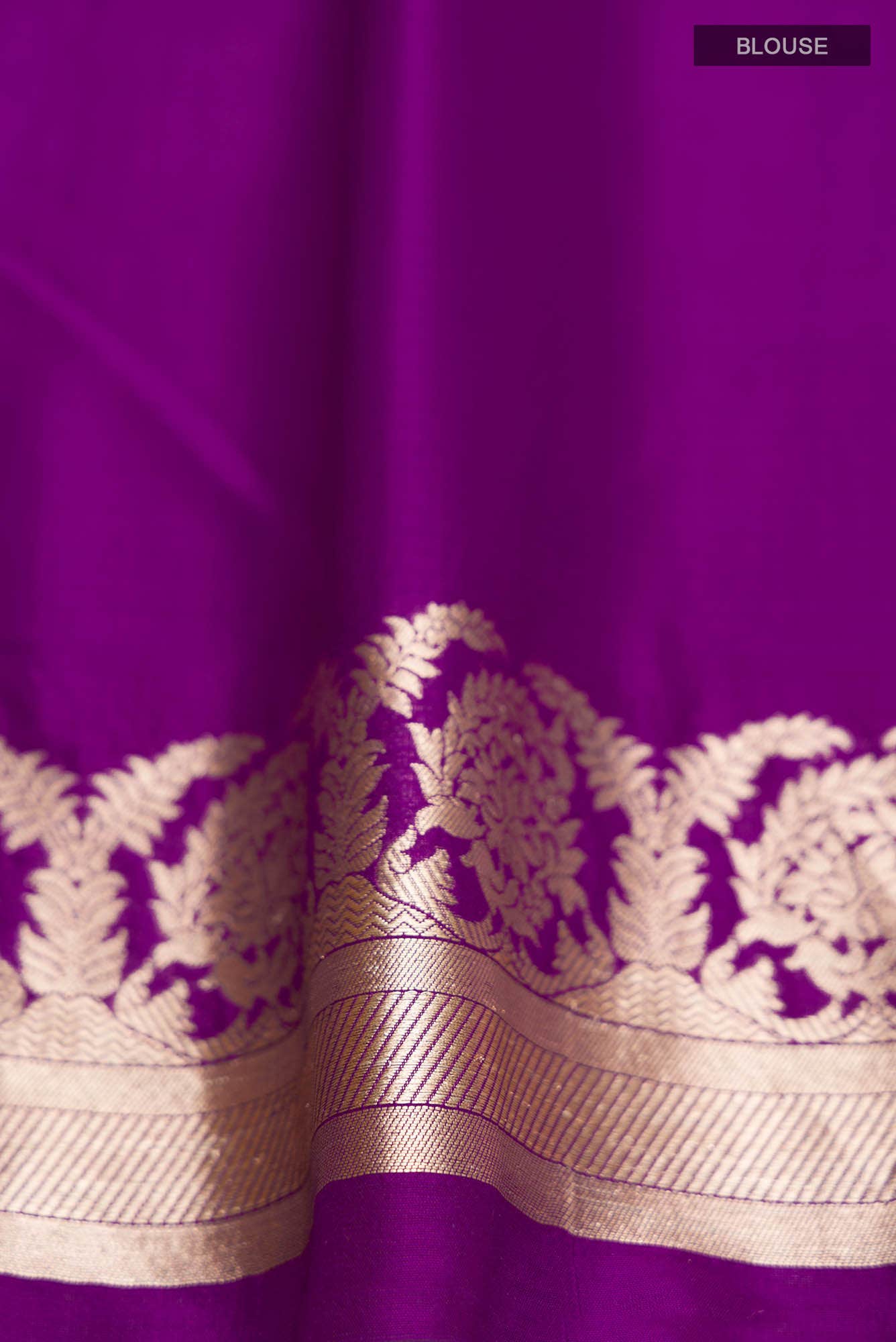 Bhumi-Purple Banarasi Silk Saree