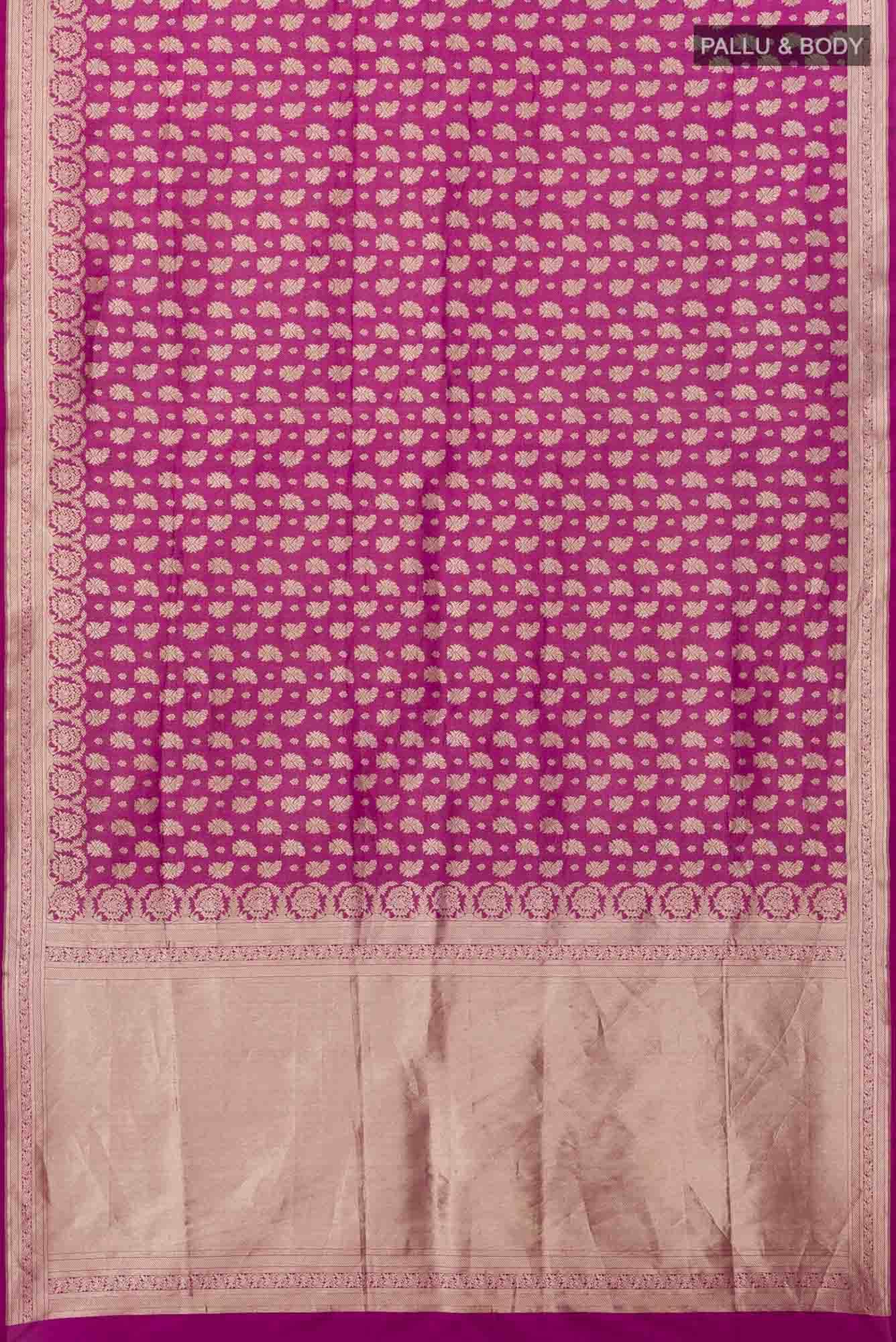 Bhumi-Magenta Banarasi Silk Saree