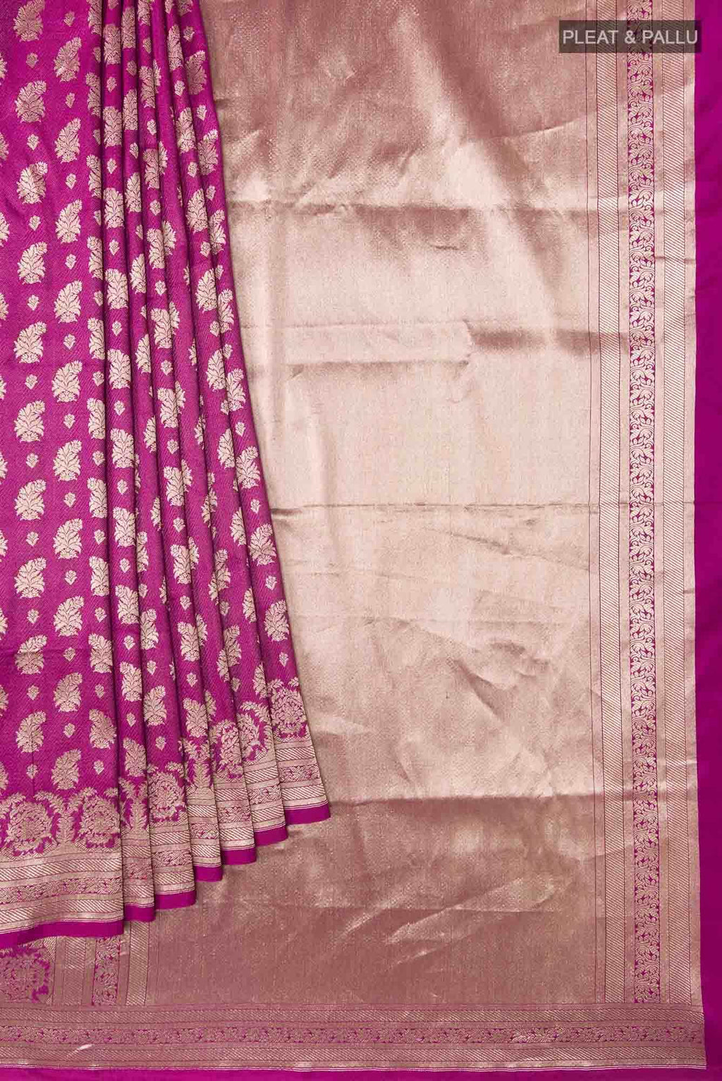 Bhumi-Magenta Banarasi Silk Saree