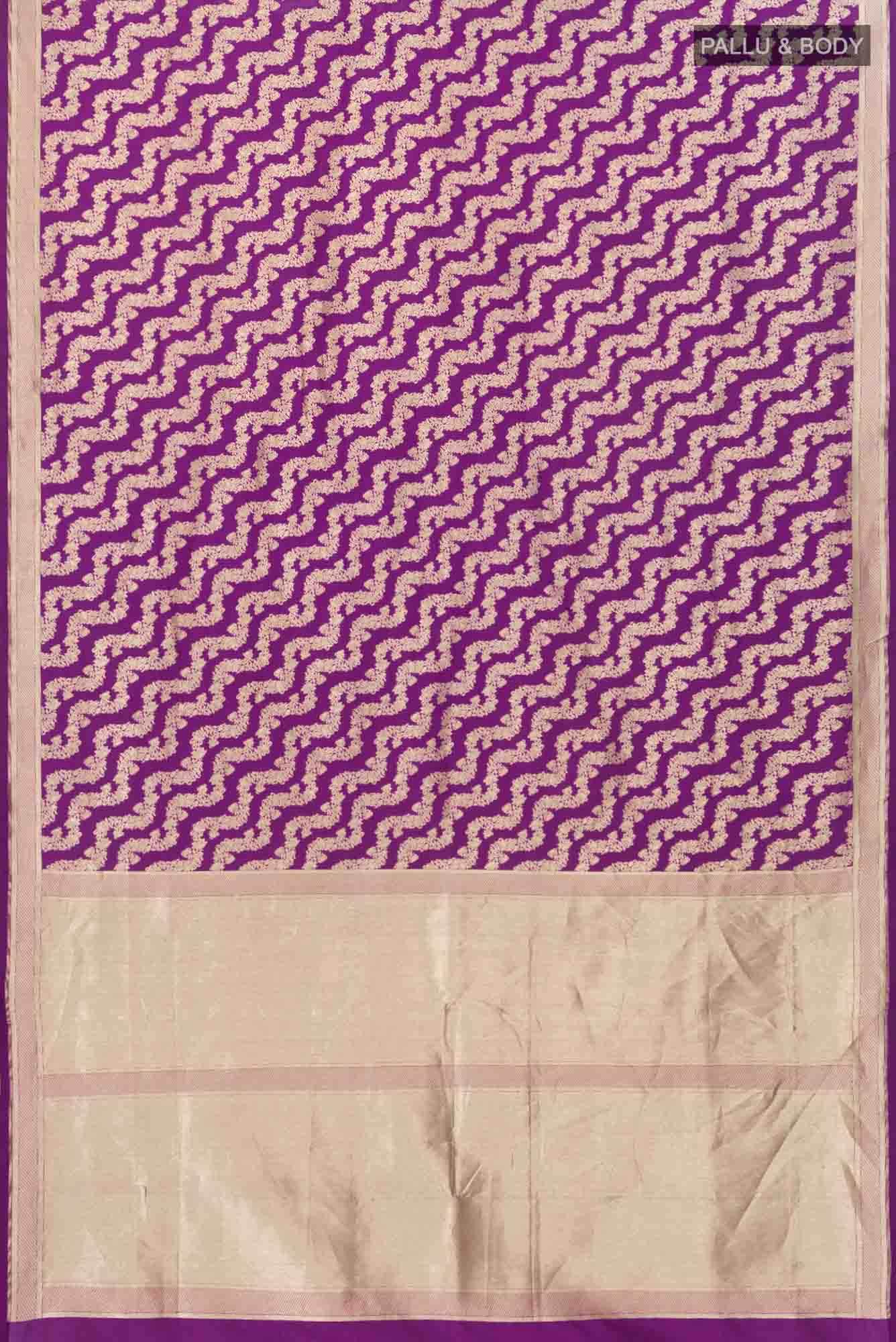 Ahalya-Purple Banarasi Silk Saree