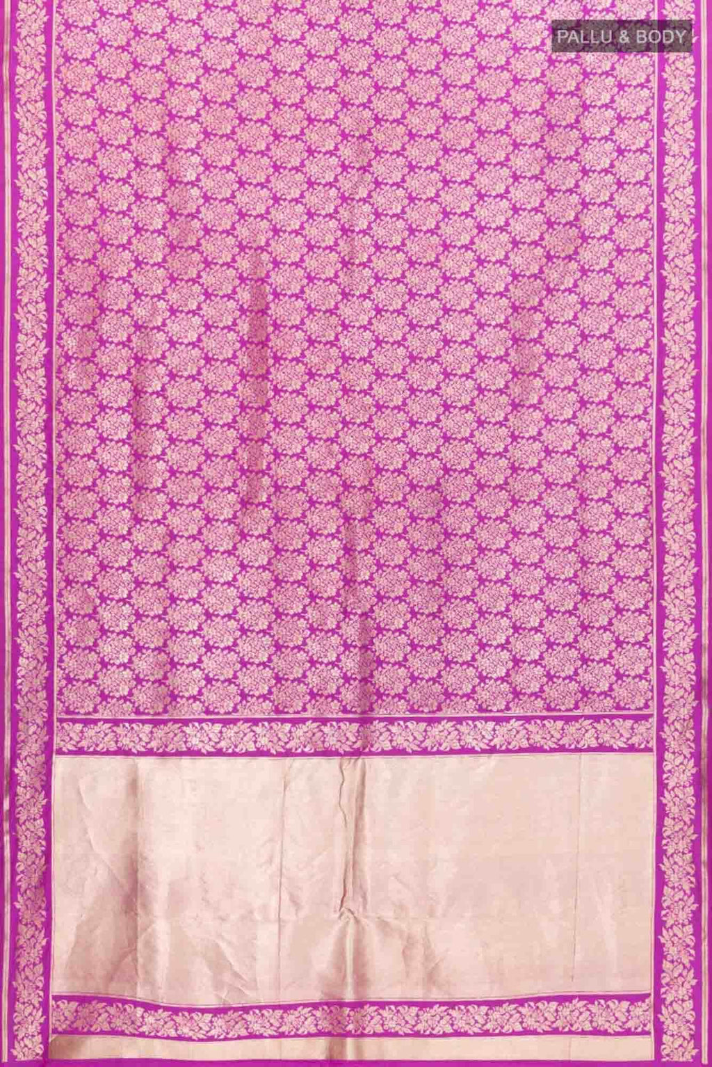 Guldasta Glamour- Pink Banarasi Silk Saree
