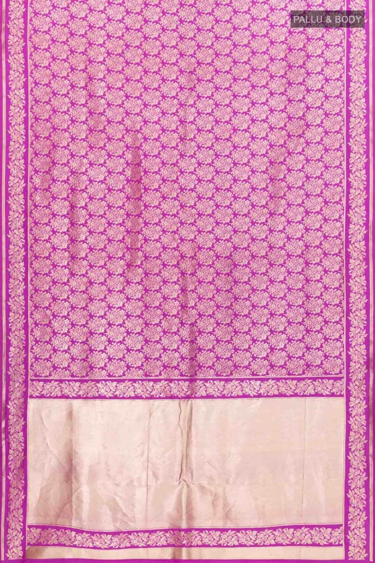 Guldasta Glamour- Pink Banarasi Silk Saree