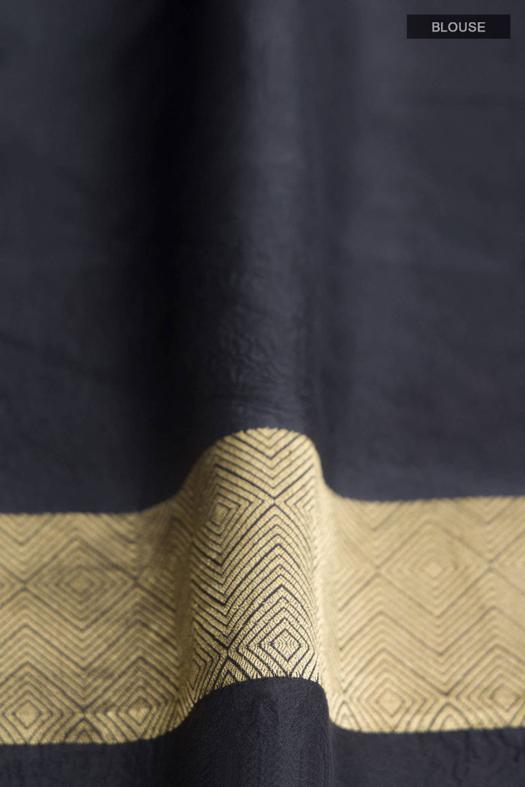 Magnolia Manmohini- Black Katan Banarasi Silk Saree