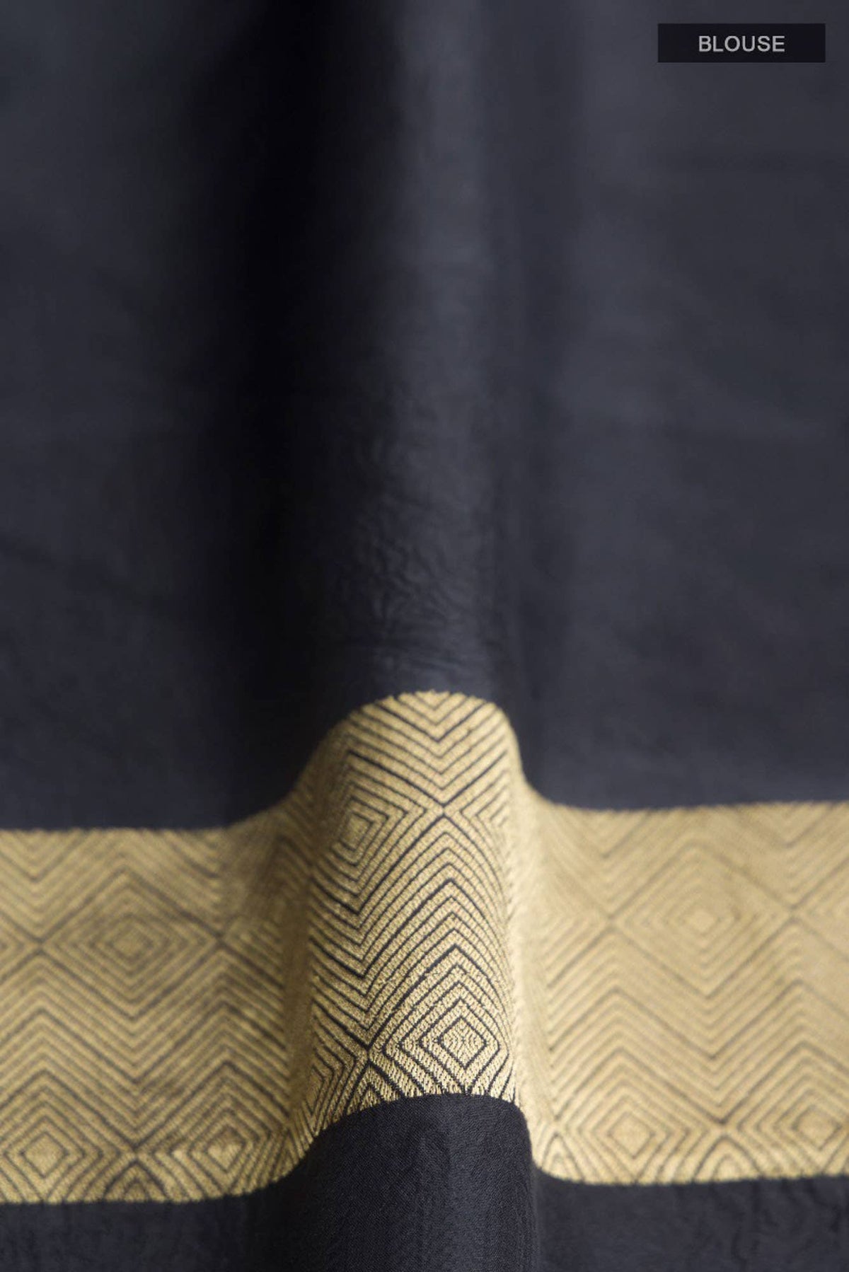 Magnolia Manmohini- Black Katan Banarasi Silk Saree