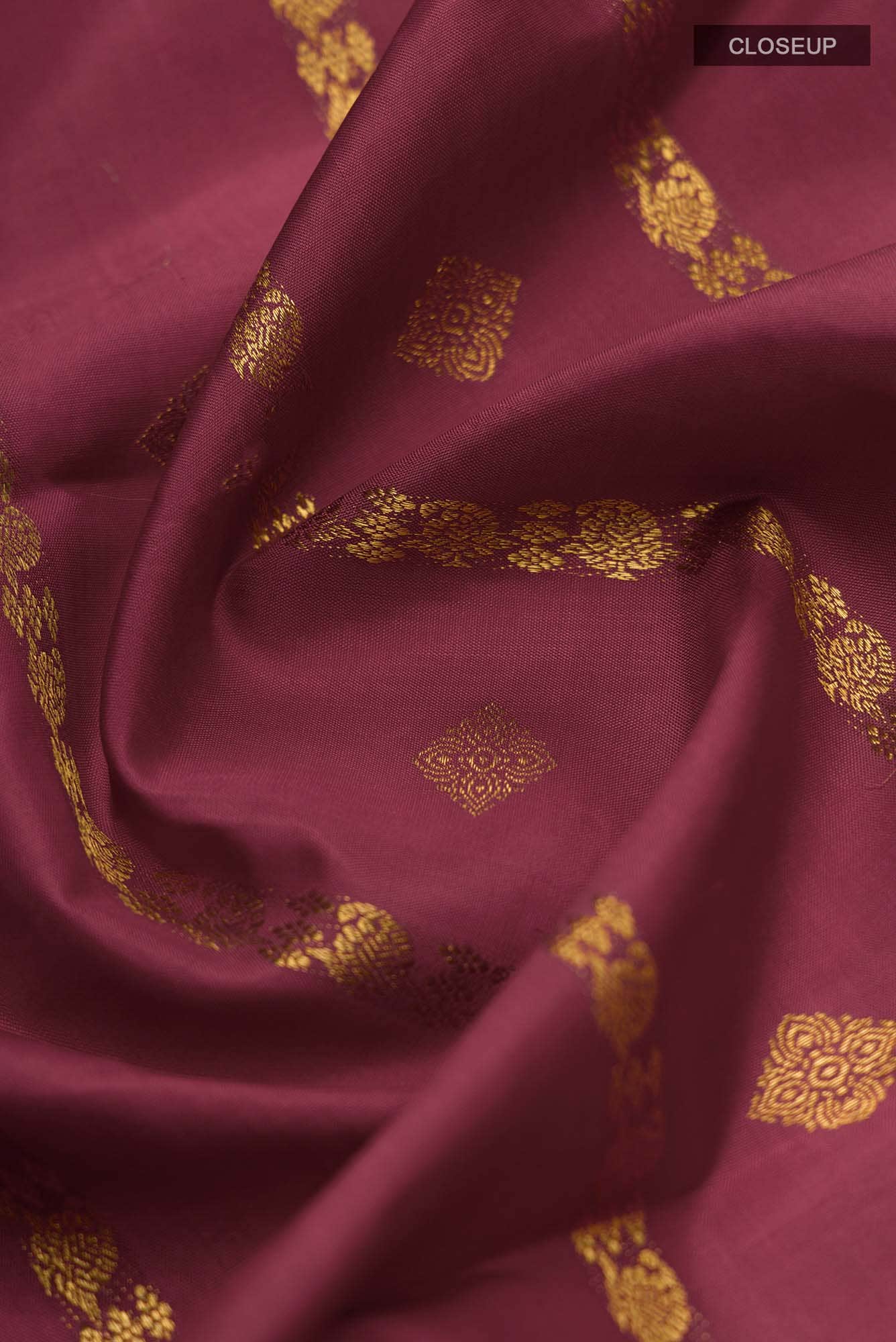 Ramya-Maroon Kanchipuram Silk Saree