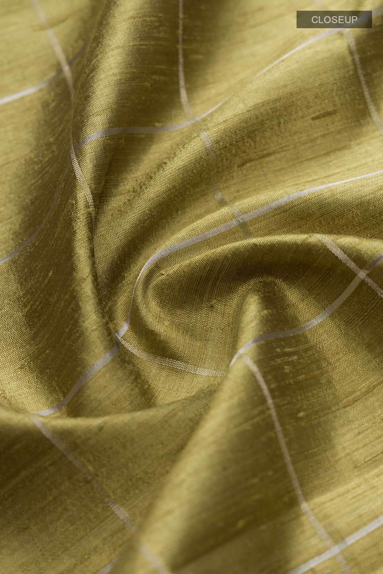 Green Bhagalpuri Tussar Silk Saree