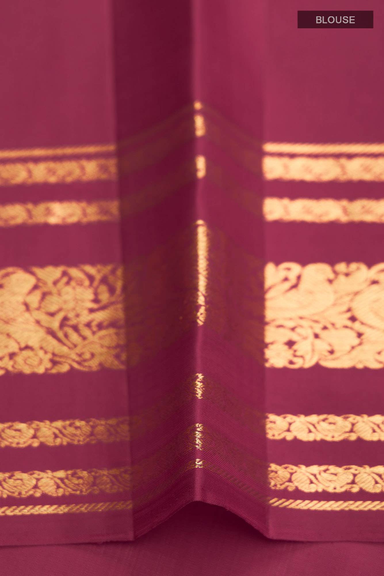Kili-Red Kanchipuram Silk Saree