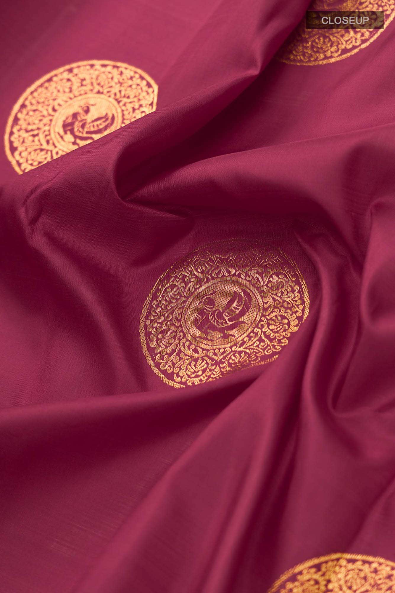 Kili-Red Kanchipuram Silk Saree