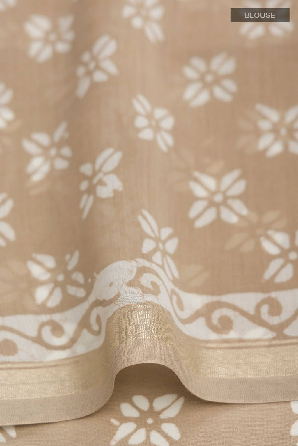 Blue Maheshwari Silk Cotton Saree
