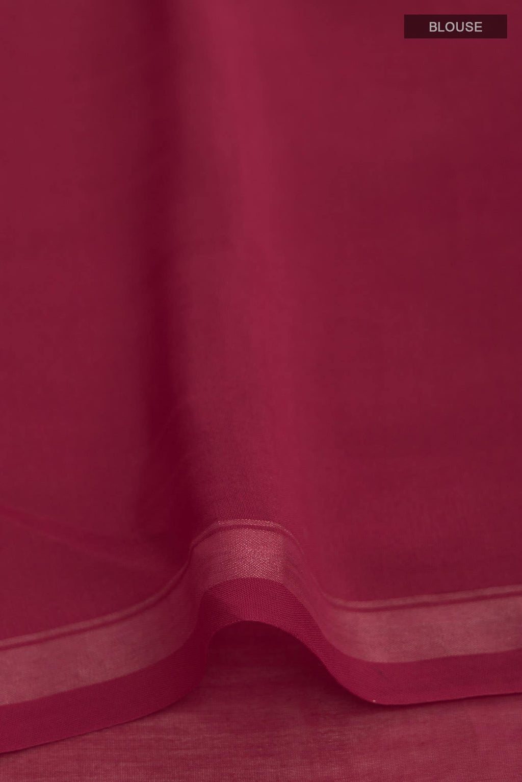 Red Maheshwari Silk Cotton Saree