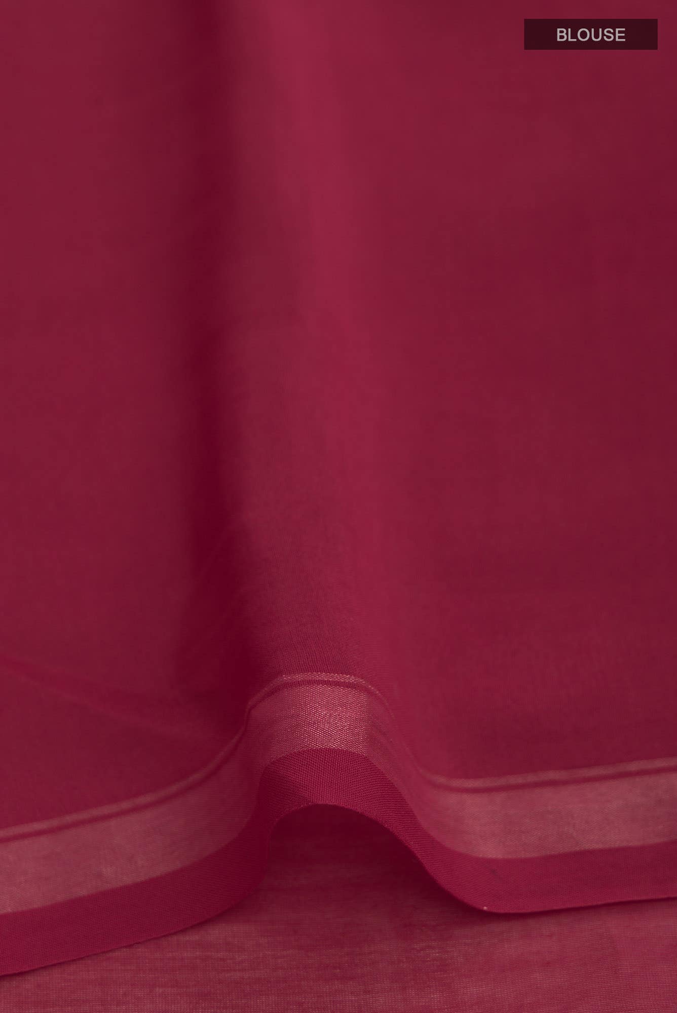 Red Maheshwari Silk Cotton Saree