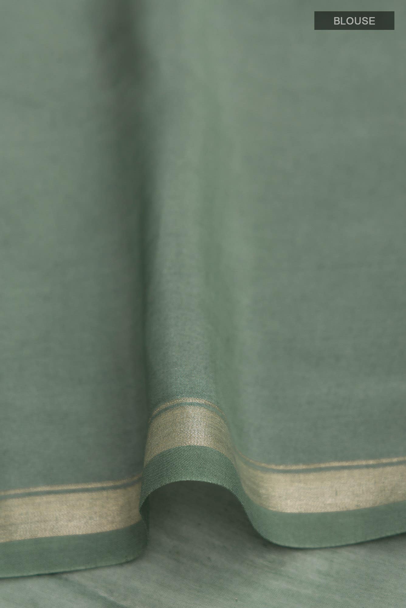 Green Maheshwari Silk Cotton Saree