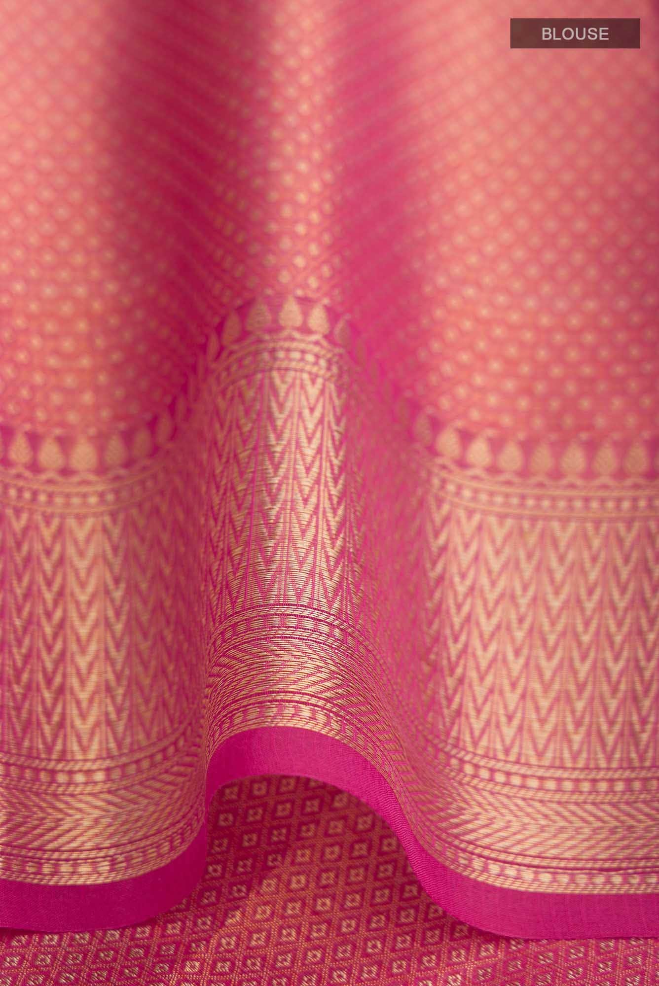 Pink Blended Blended Kota Cotton Saree