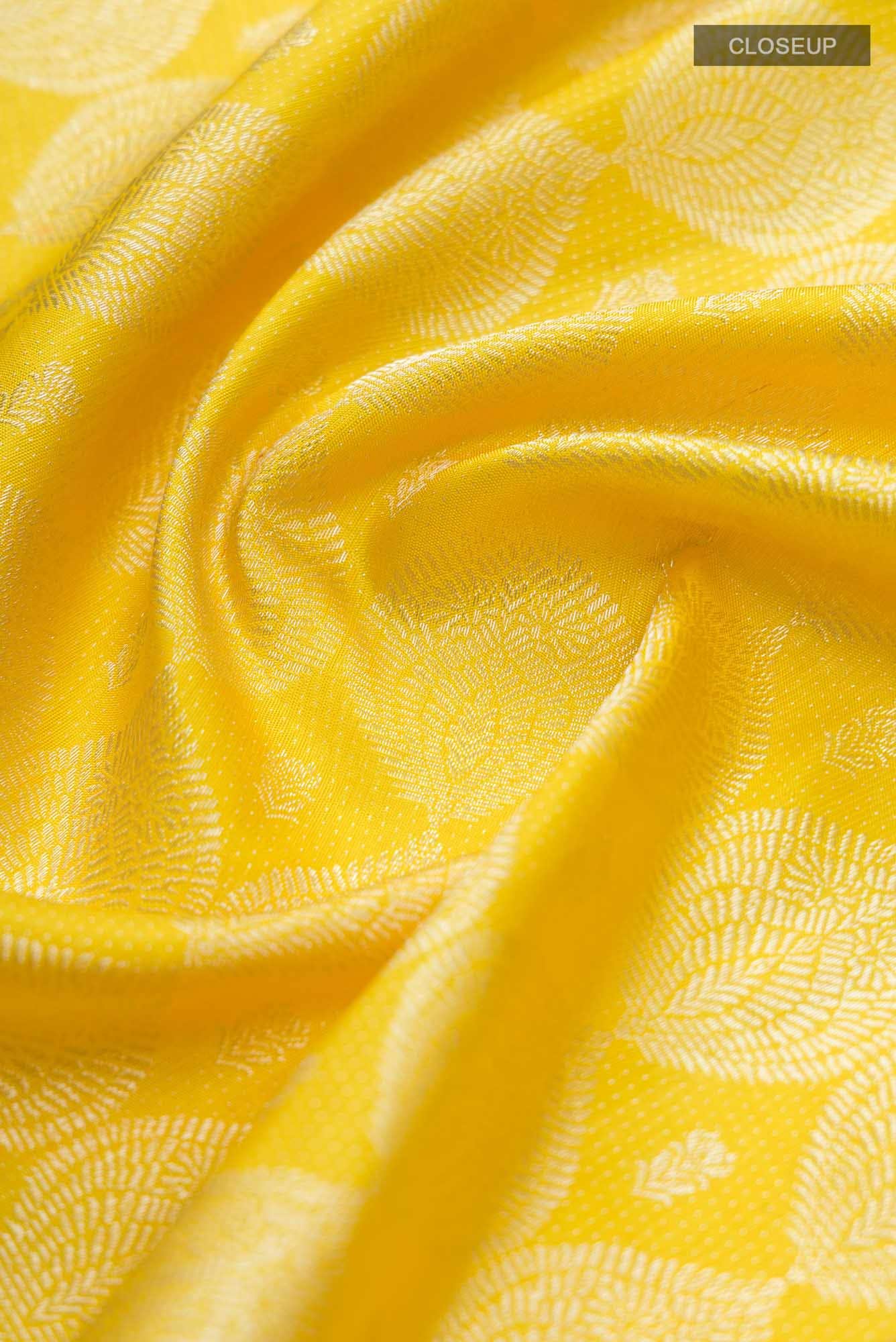 Subha-Yellow Kanchipuram Silk Saree