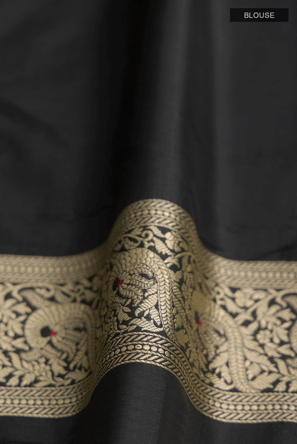 Prema-Black Banarasi Silk Saree