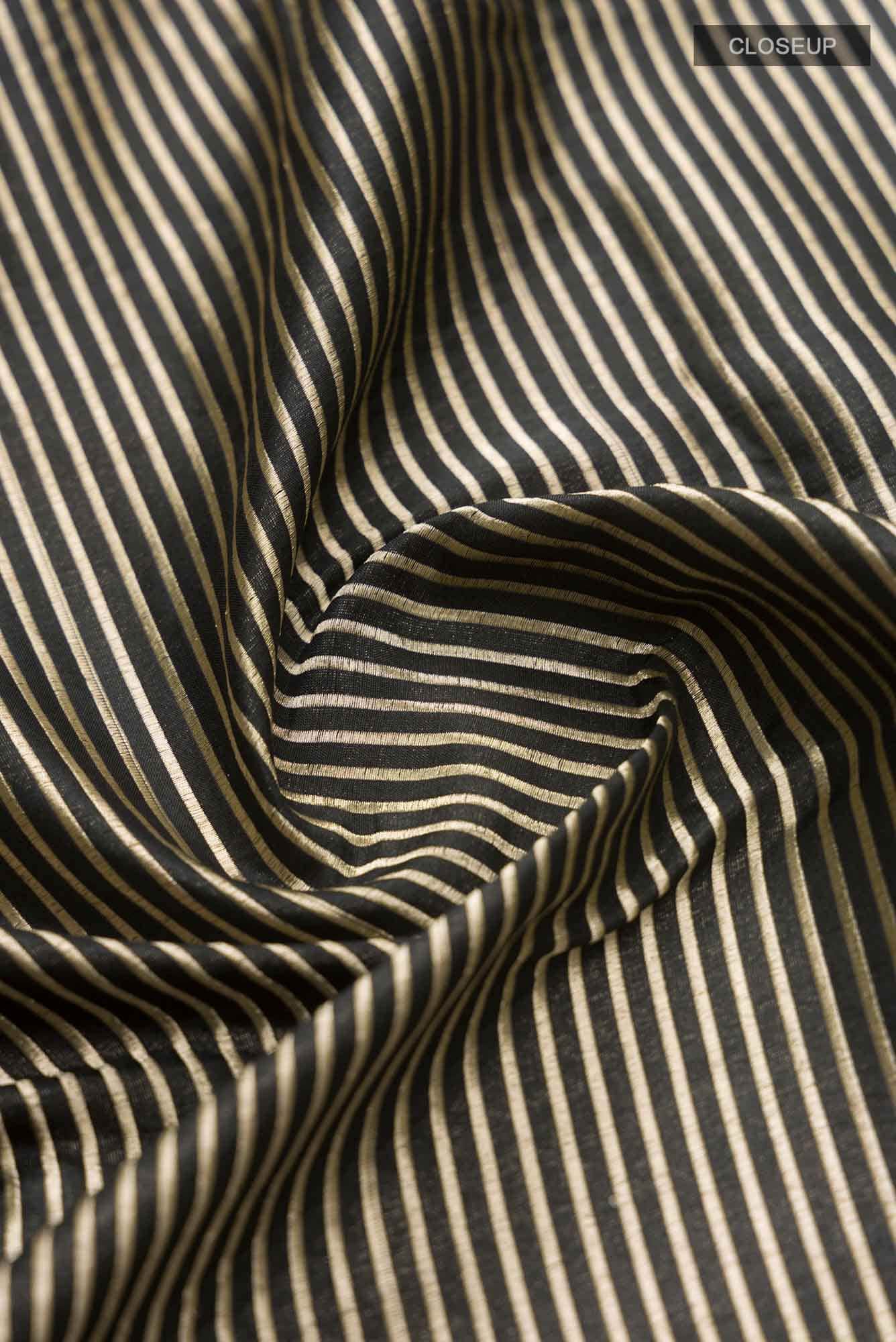 Prema-Black Banarasi Silk Saree