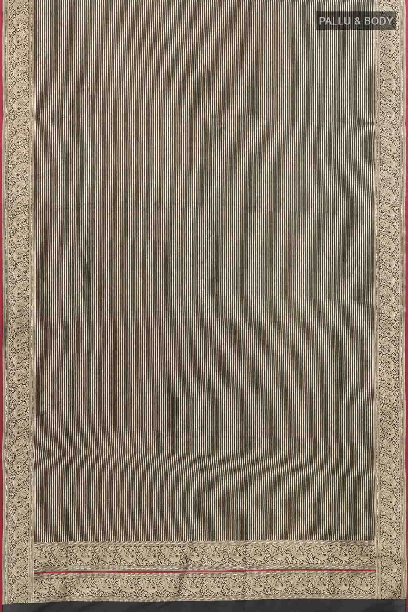 Prema-Black Banarasi Silk Saree