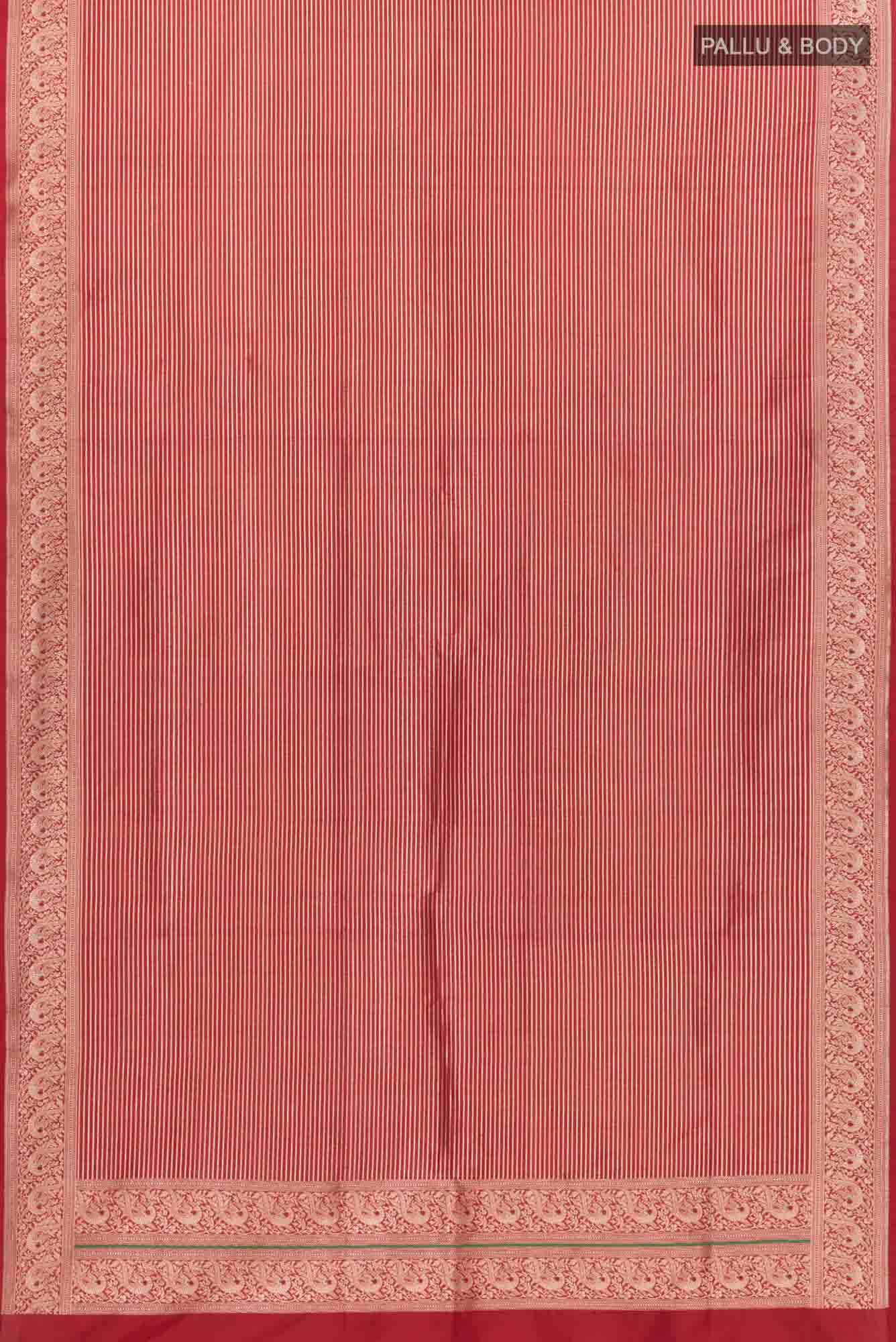 Prema-Red Banarasi Silk Saree