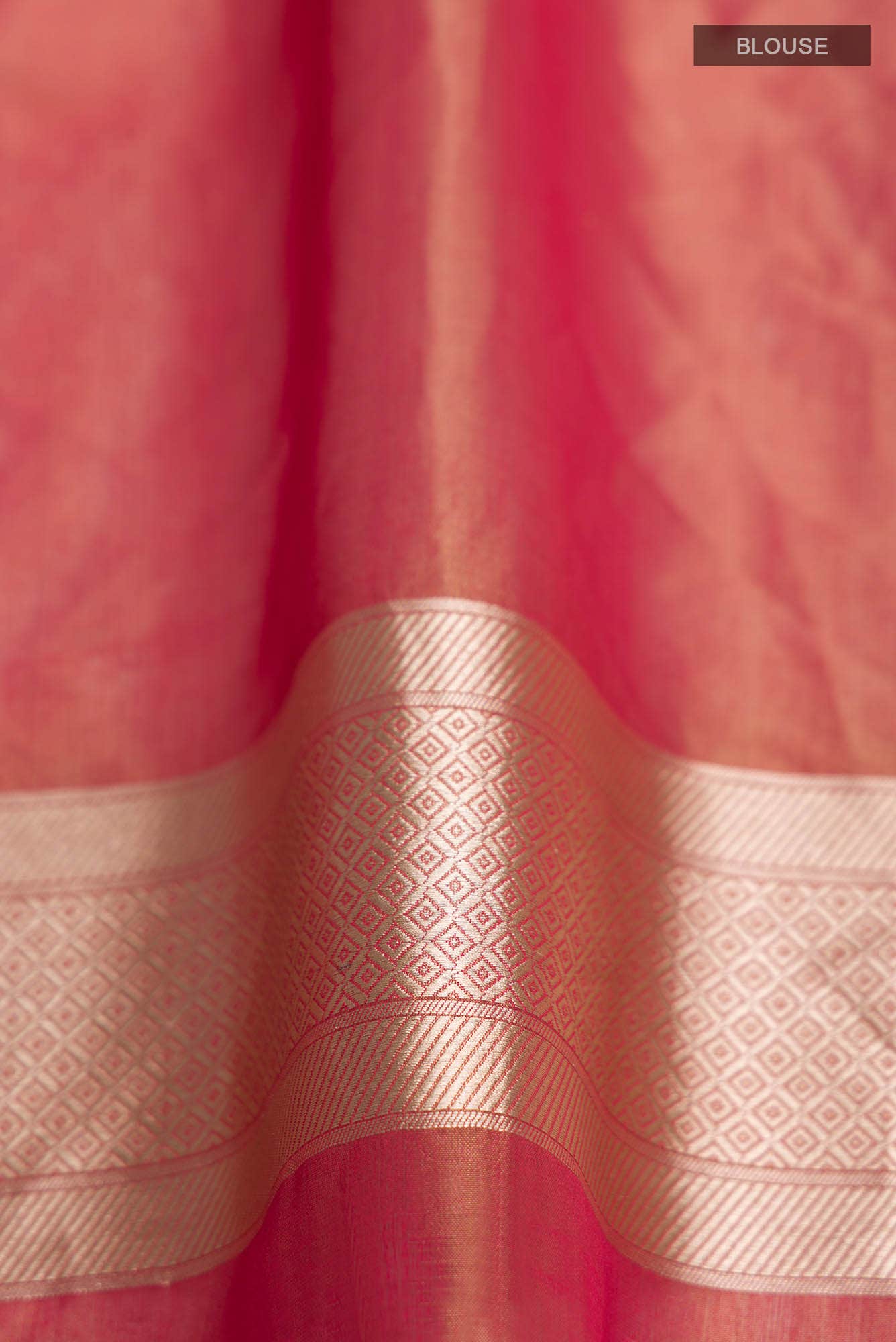 Antara-Orange Banarasi Silk Saree