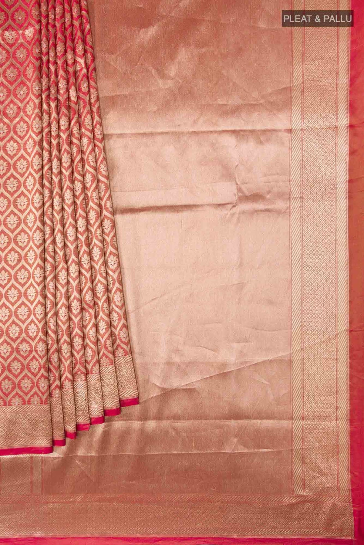 Antara-Red Banarasi Silk Saree