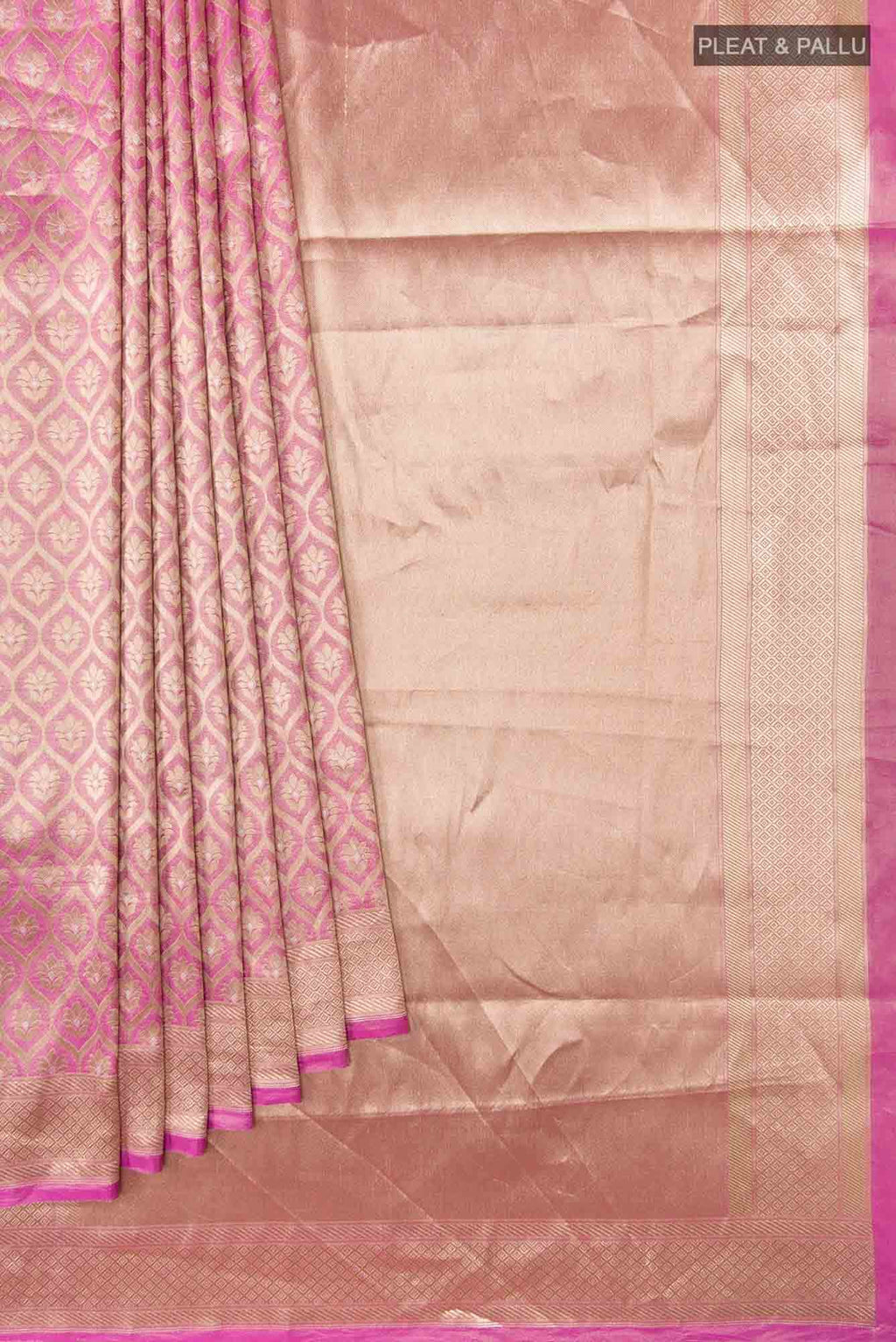 Antara-Pink Banarasi Silk Saree