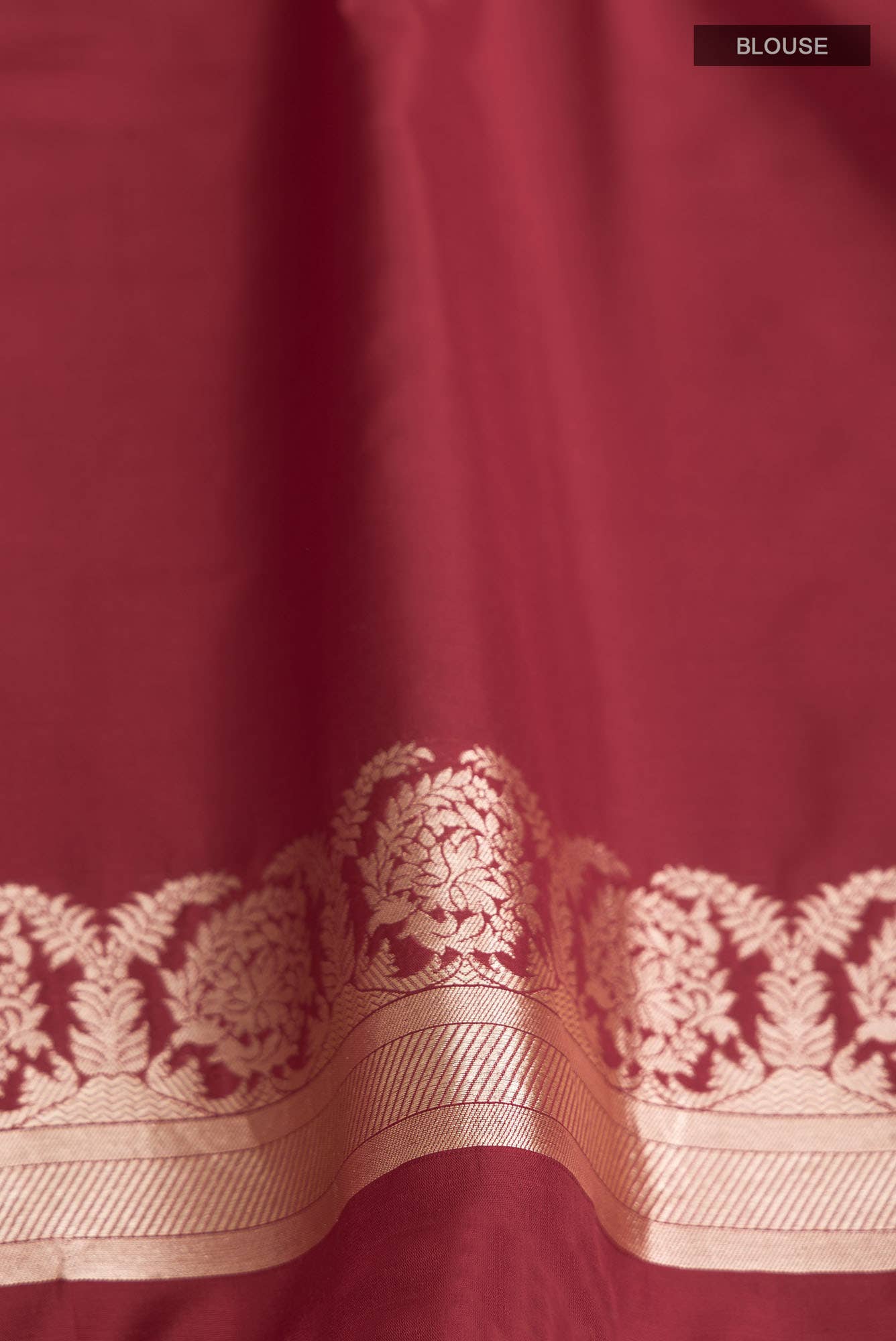 Bhumi-Red Banarasi Silk Saree