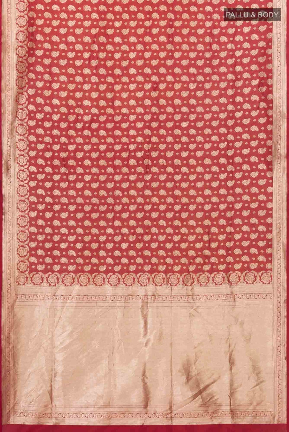 Bhumi-Red Banarasi Silk Saree
