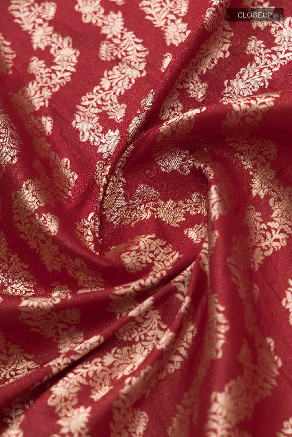 Ahalya-Red Banarasi Silk Saree