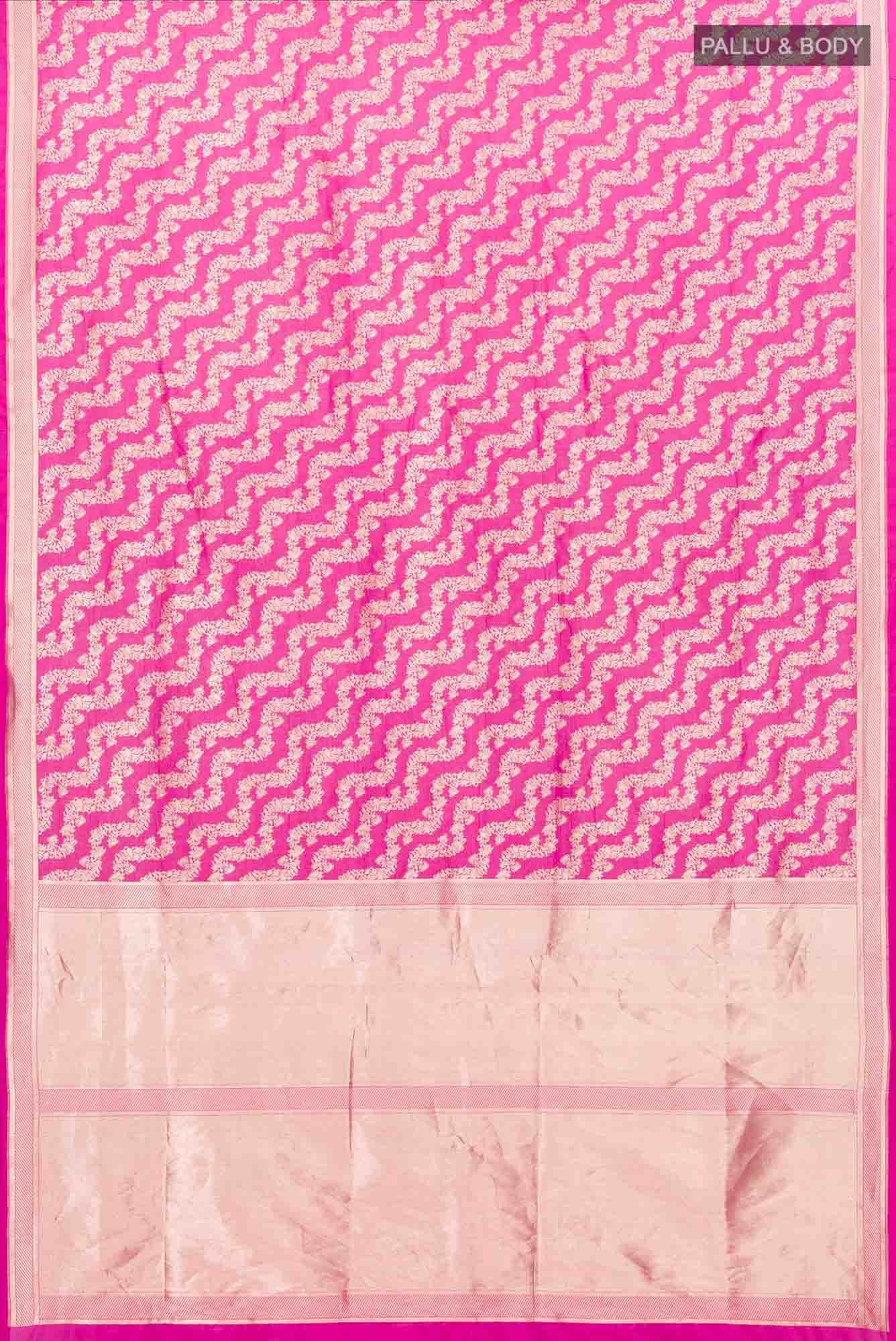 Ahalya-Pink Banarasi Silk Saree
