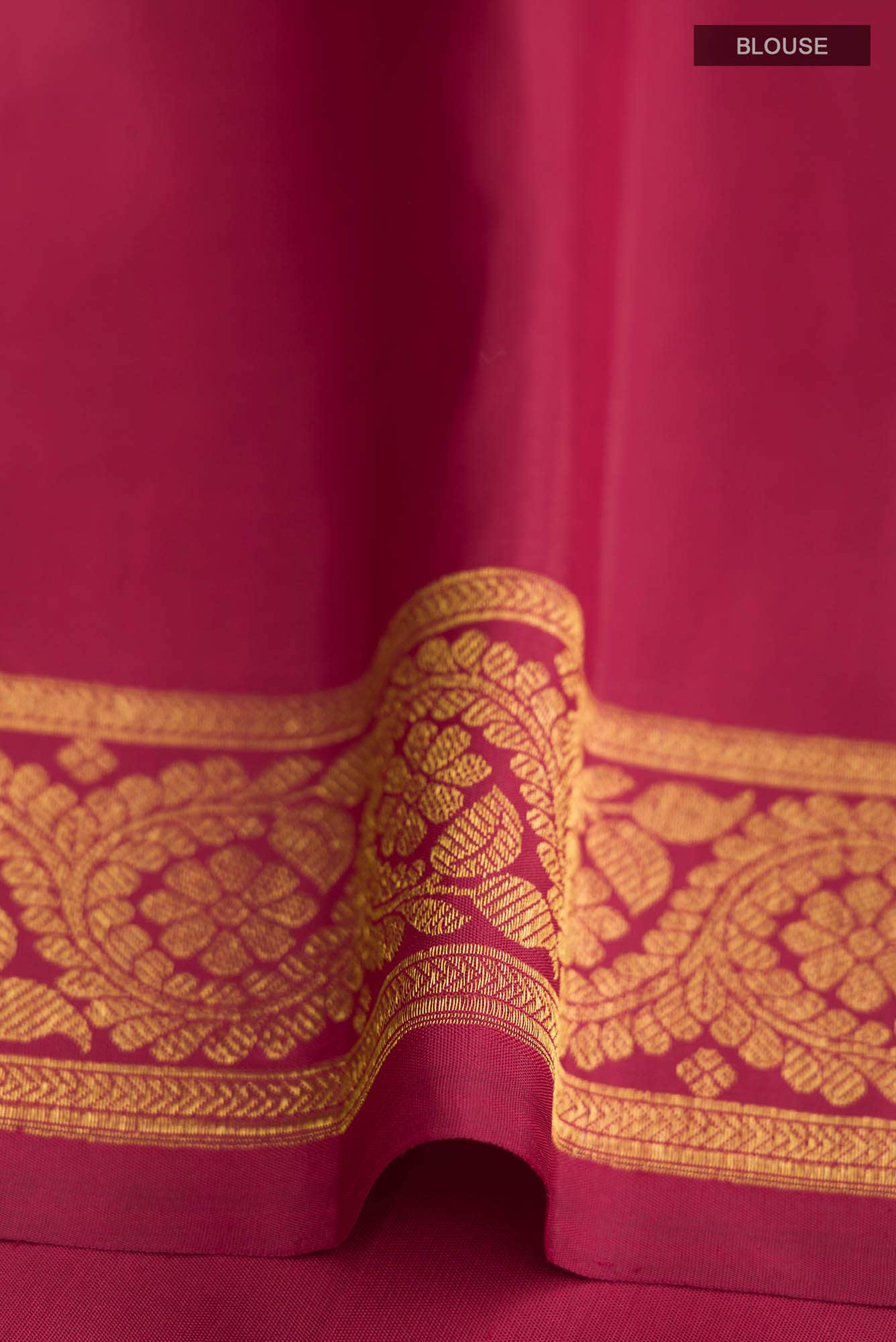Manga Maalai-Maroon Kanchipuram Silk Saree