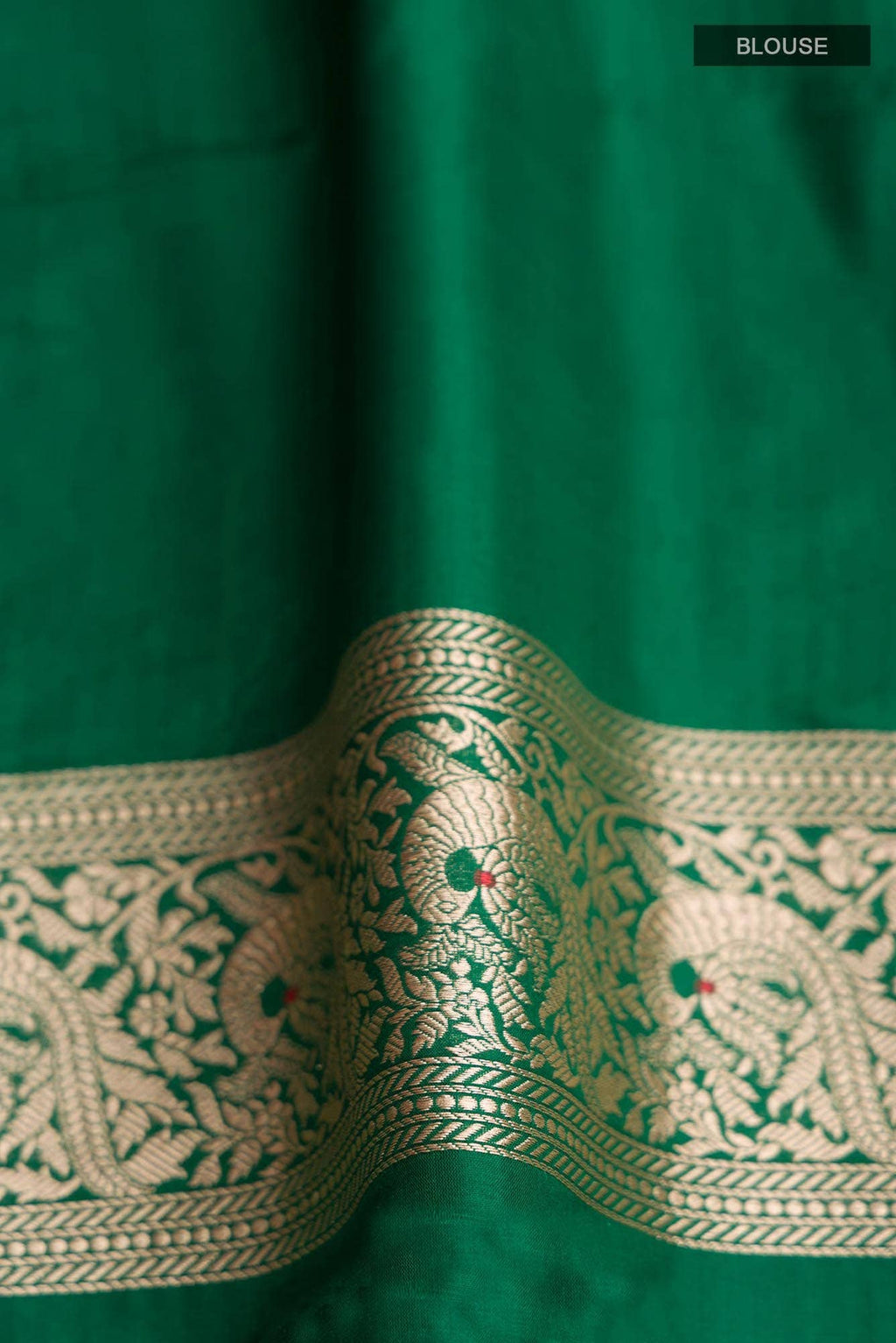Prema-Green Banarasi Silk Saree