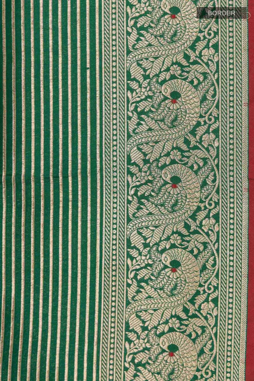 Prema-Green Banarasi Silk Saree