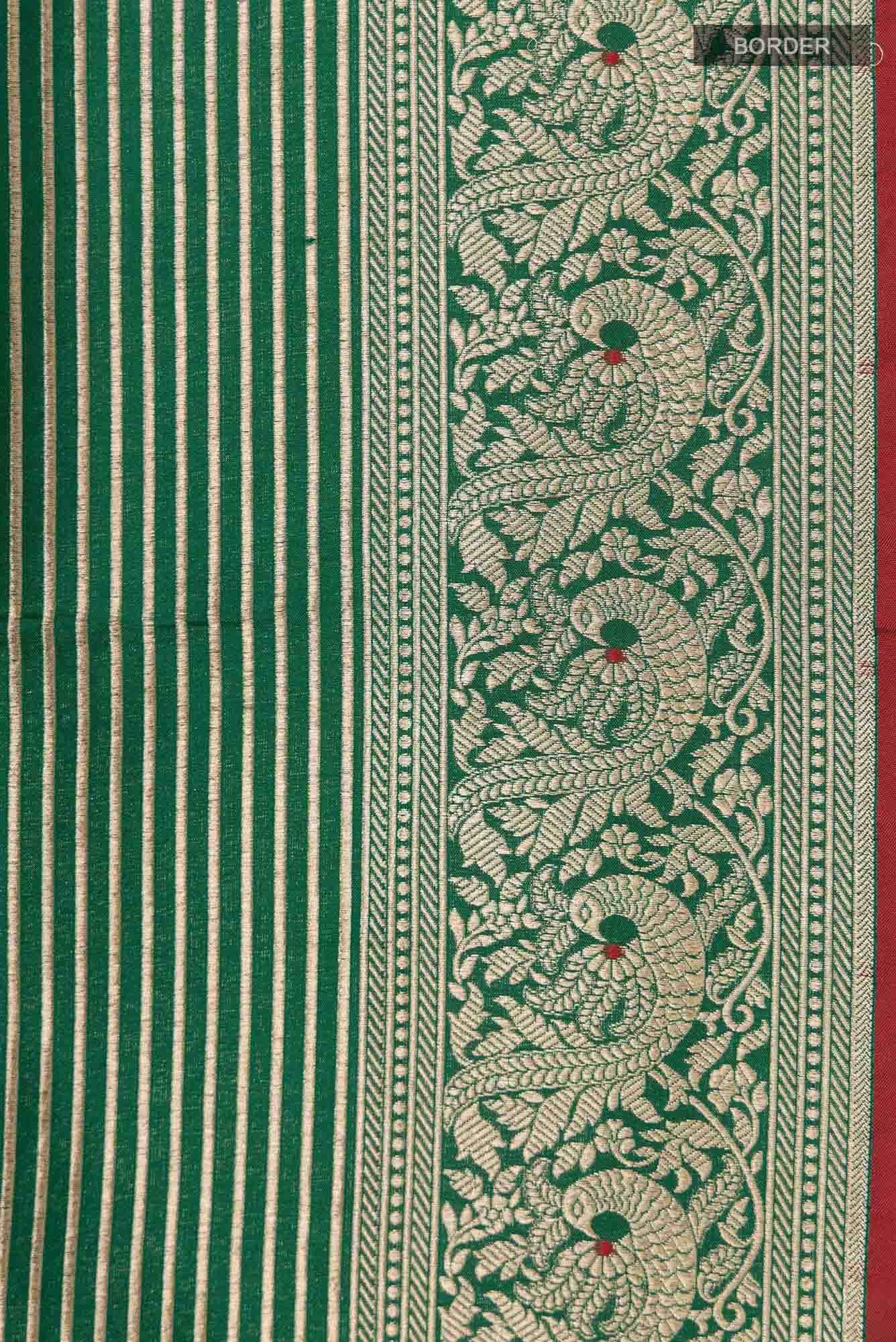 Prema-Green Banarasi Silk Saree