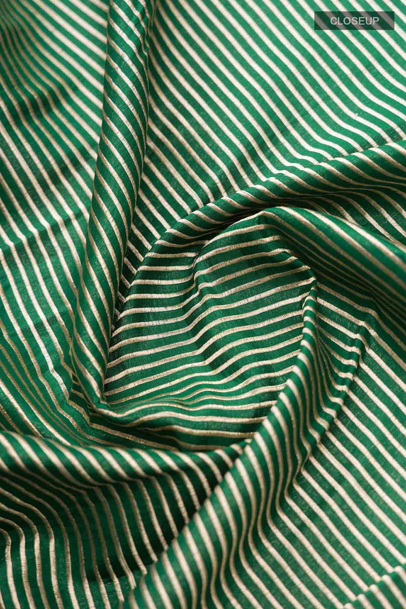 Prema-Green Banarasi Silk Saree
