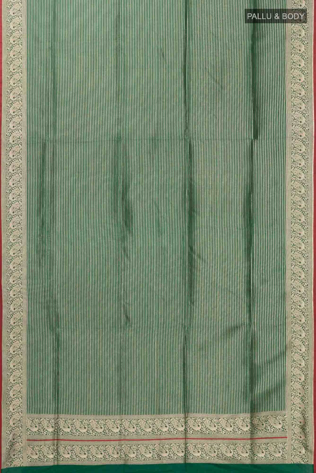 Prema-Green Banarasi Silk Saree