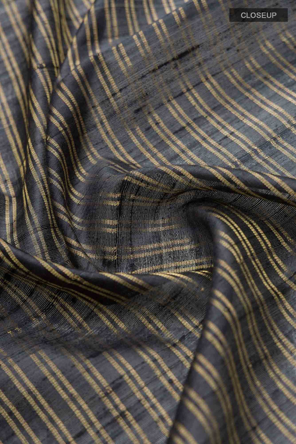 Akira-Black Bhagalpuri Tussar Silk Saree