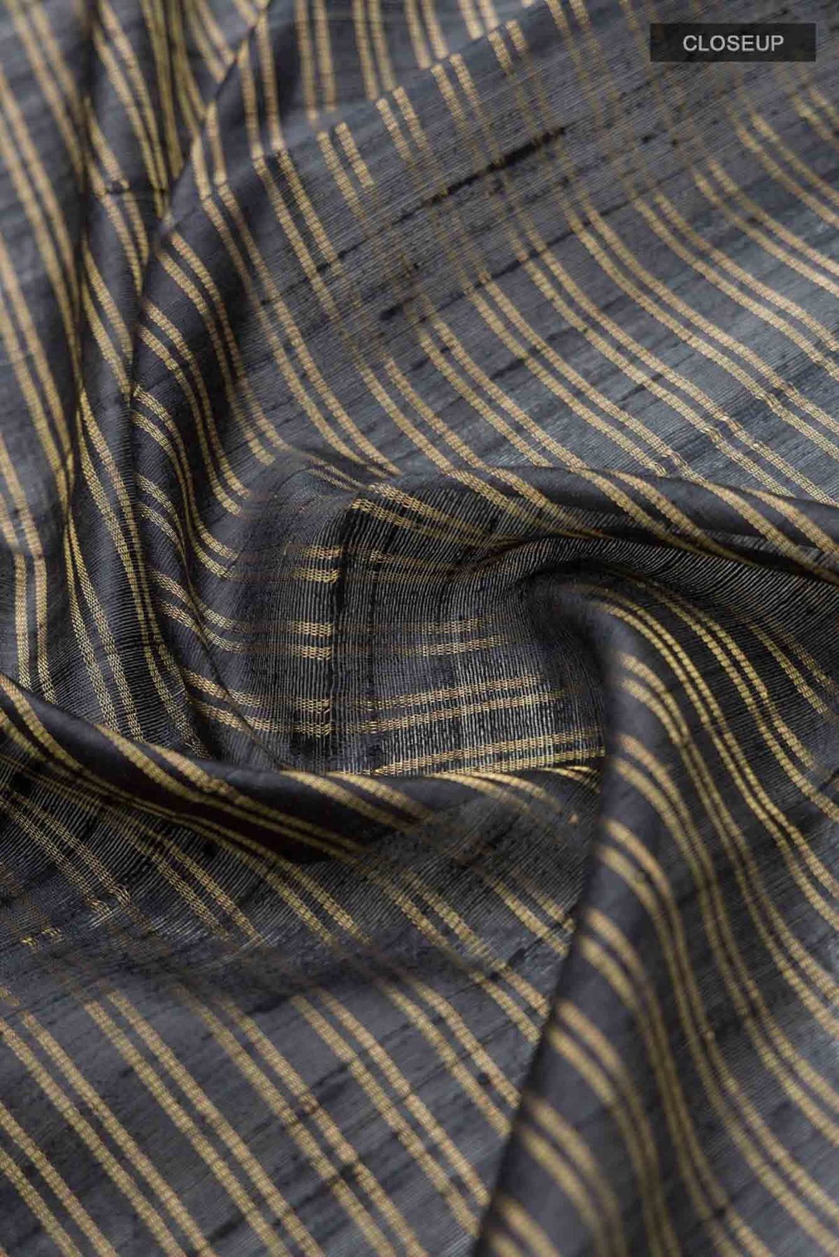 Akira-Black Bhagalpuri Tussar Silk Saree
