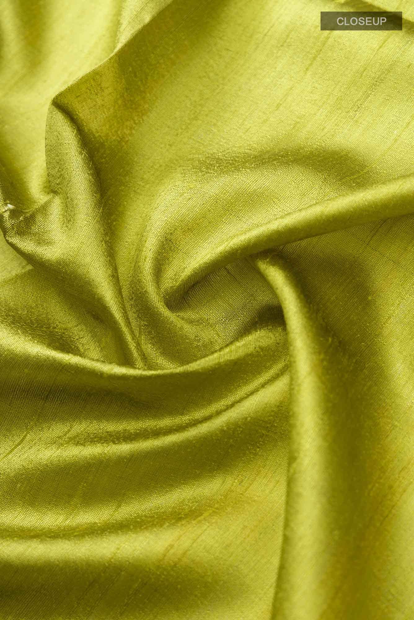 Kruti-Green Bhagalpuri Tussar Silk Saree