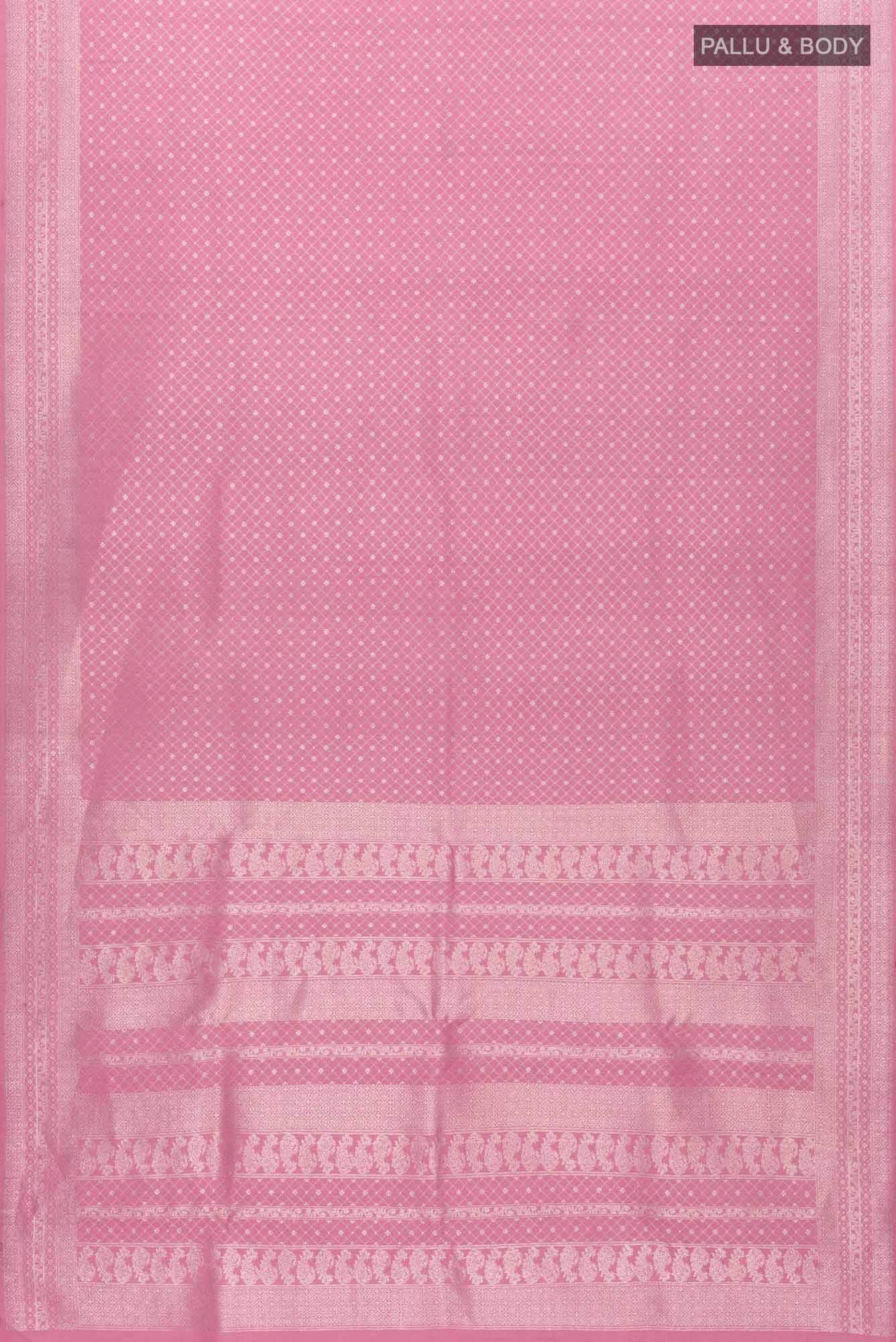 Valaiyalam - Powder Pink Kanchipuram Silk Saree