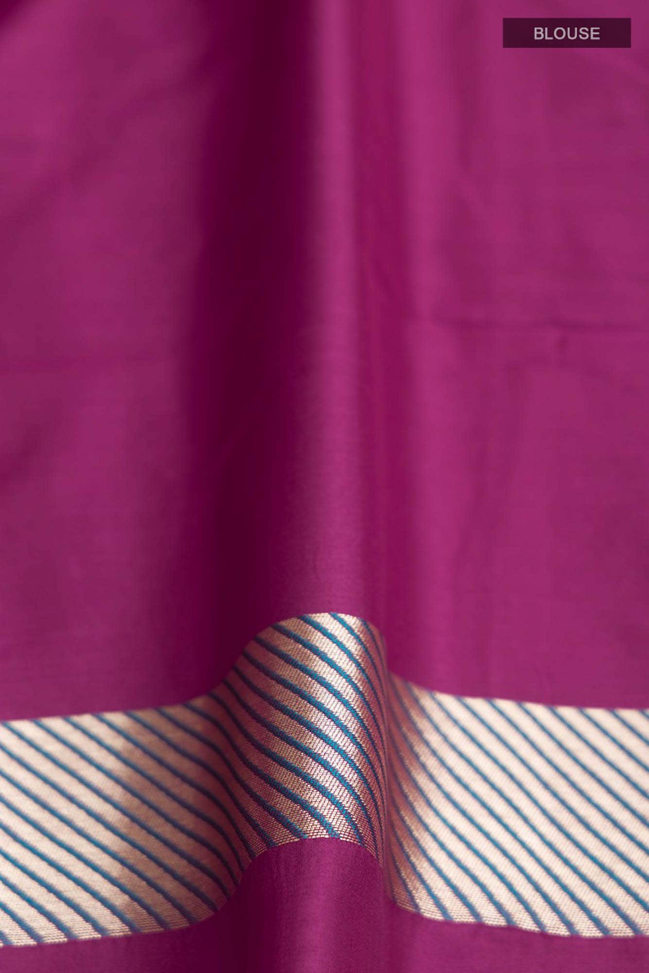 Lili Lajawab- Magenta Banarasi Silk Saree