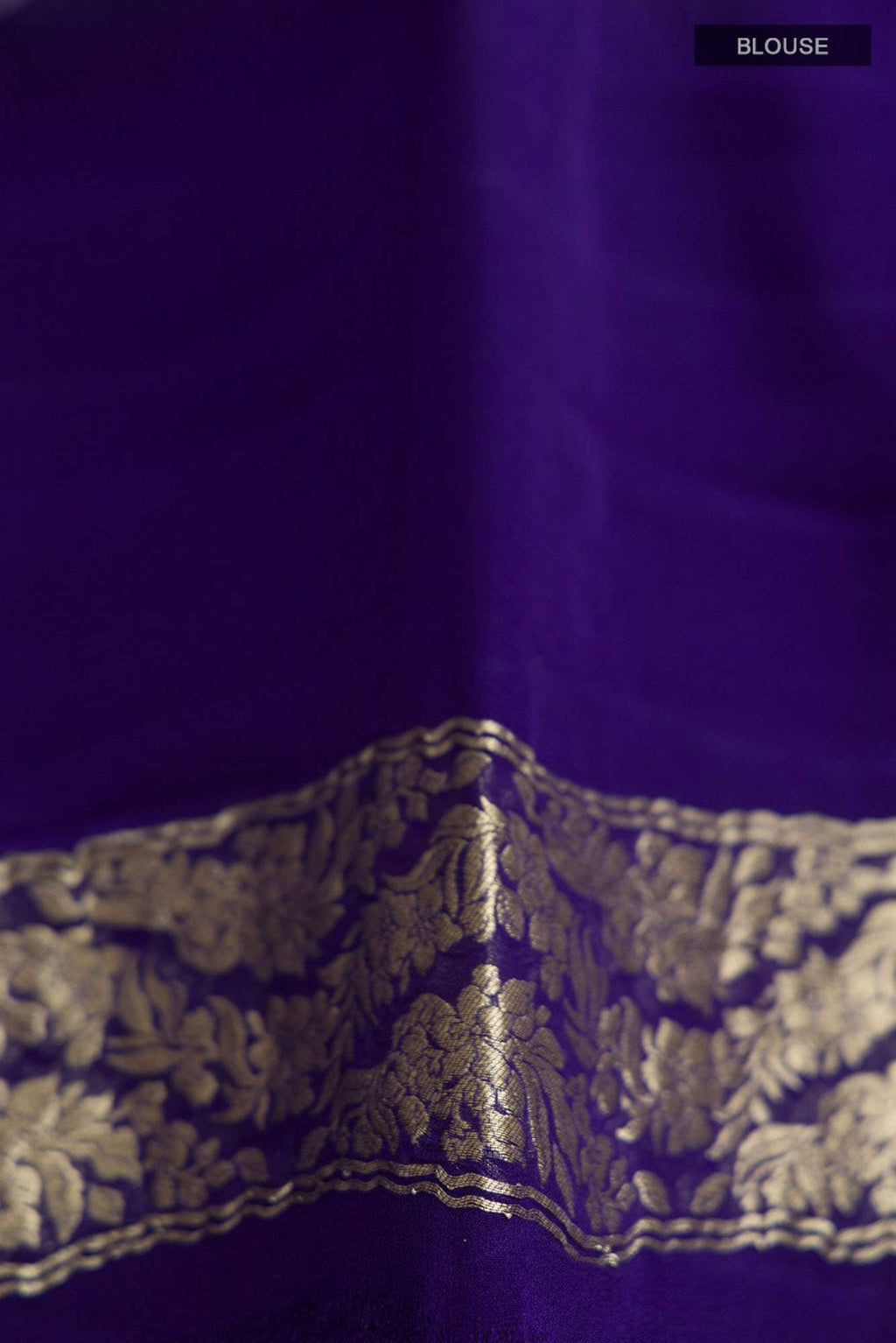 Raat Rani-Blue Georgette Banarasi Saree