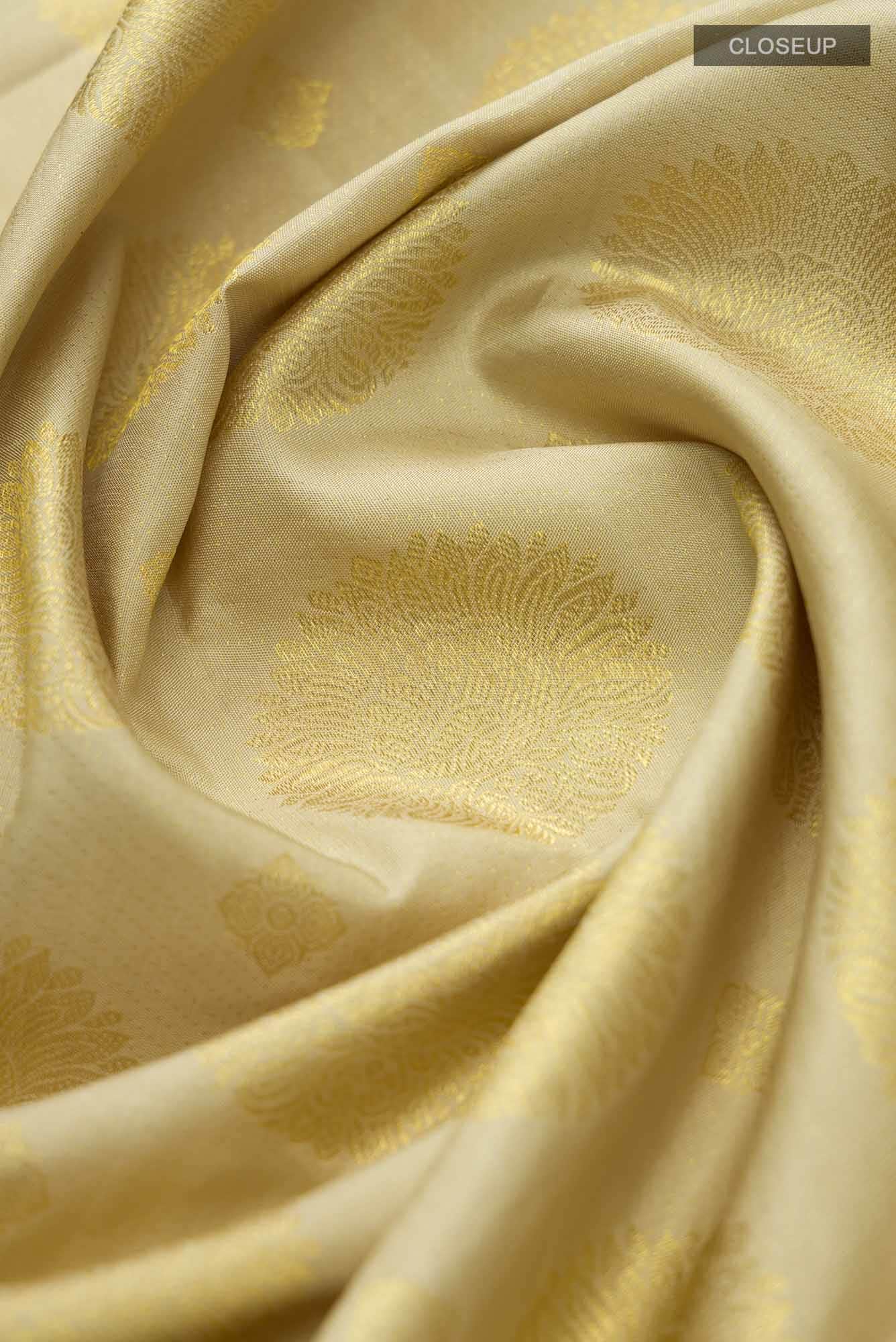 Shrimati-Beige Kanchipuram Silk Saree