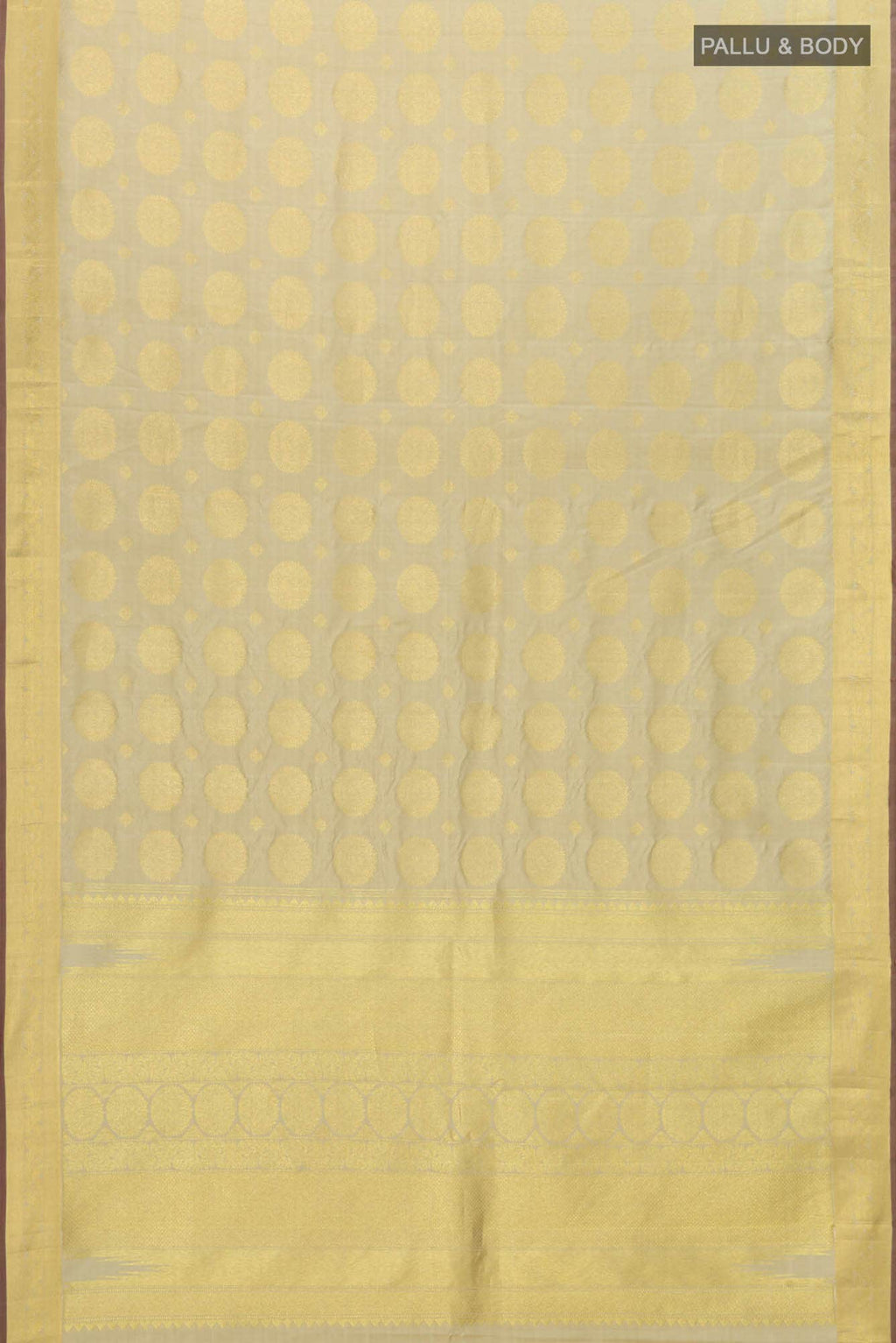 Shrimati-Beige Kanchipuram Silk Saree