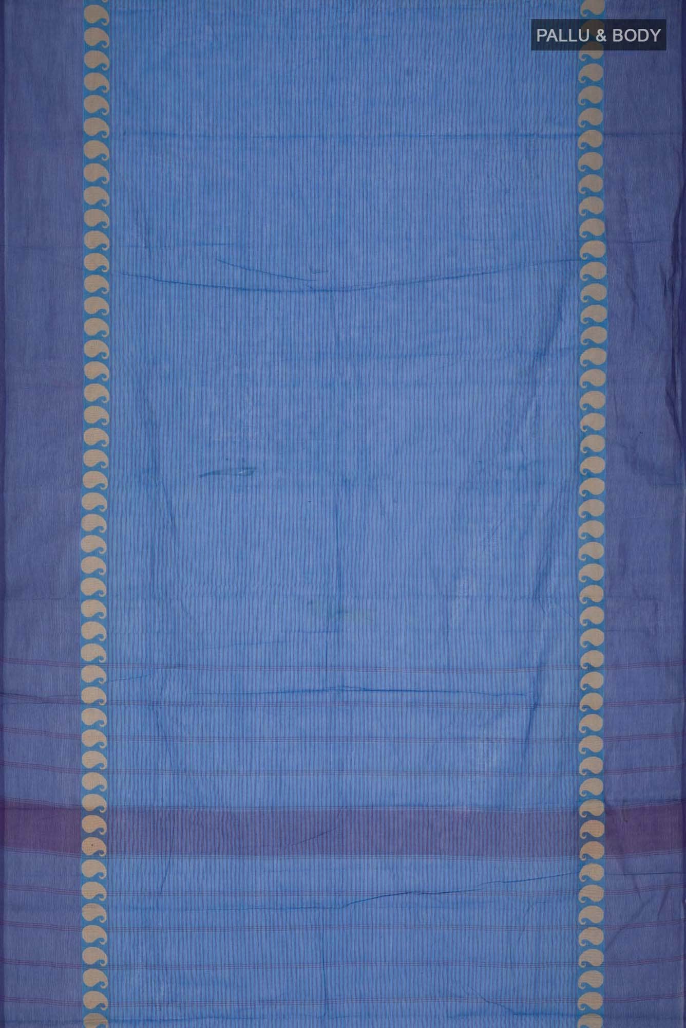 Blue Chettinad Cotton Saree