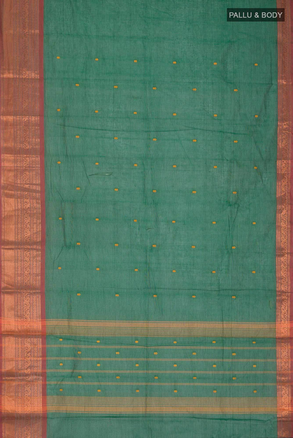 Green Chettinad Cotton Saree