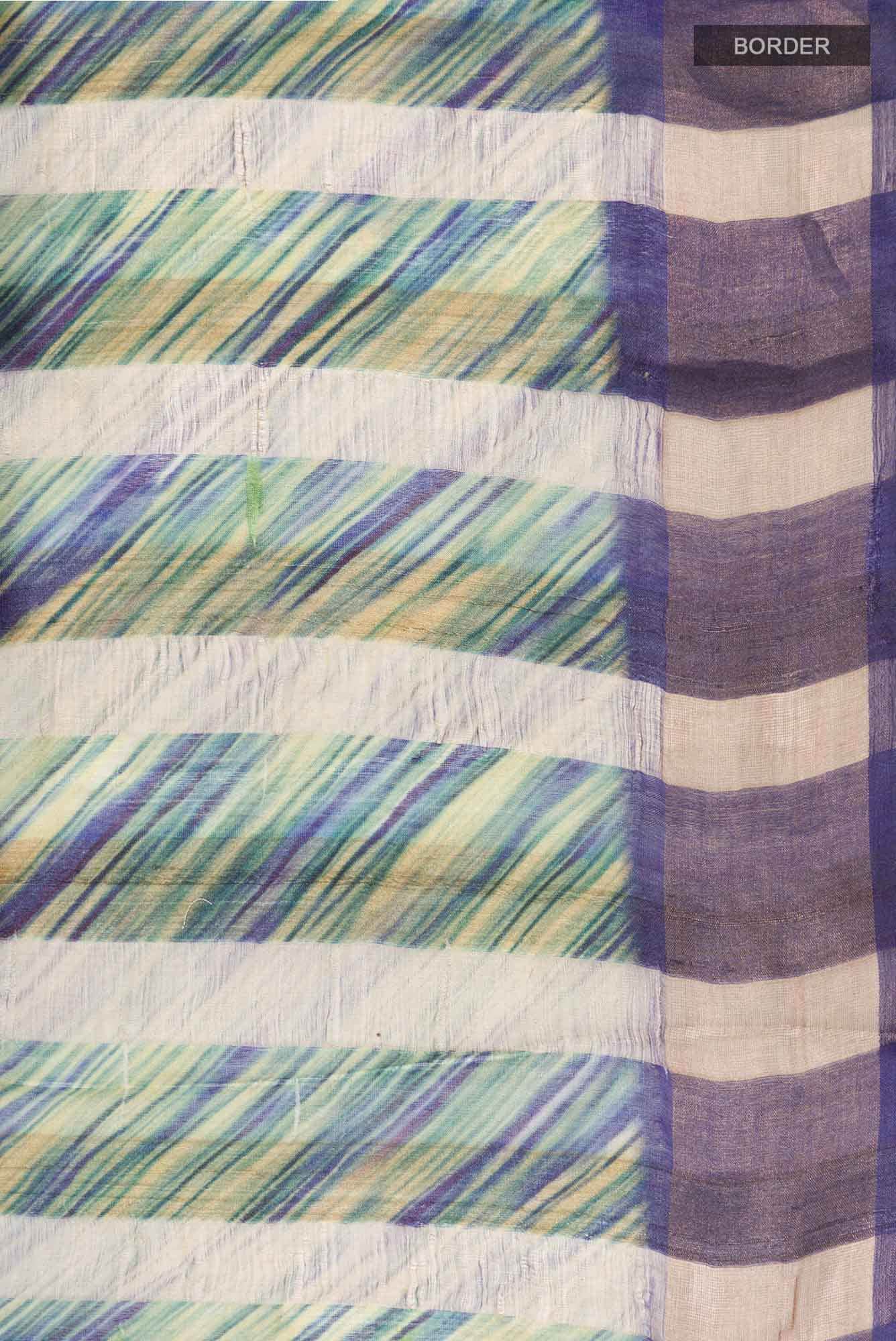 Multi Bhagalpuri Tussar Silk Saree