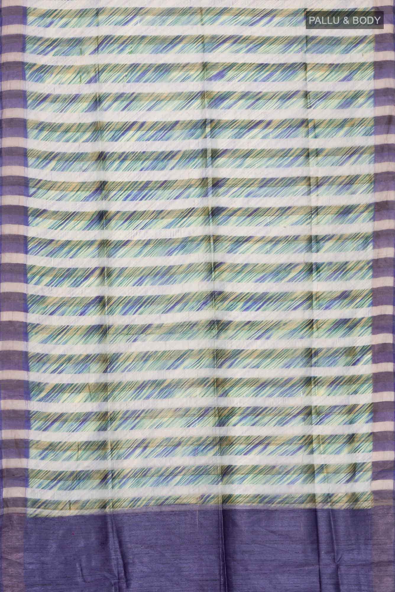 Multi Bhagalpuri Tussar Silk Saree