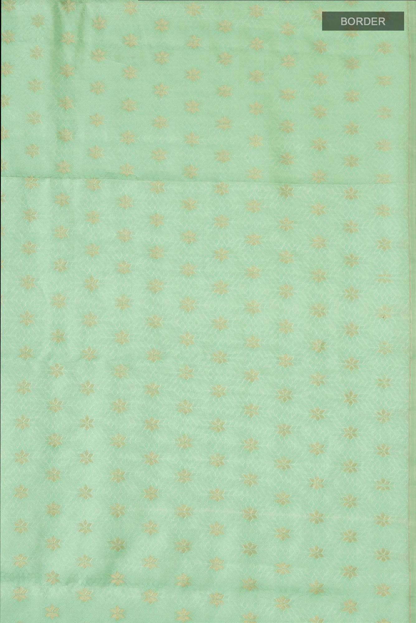 Green Blended Kanchipuram Silk Saree