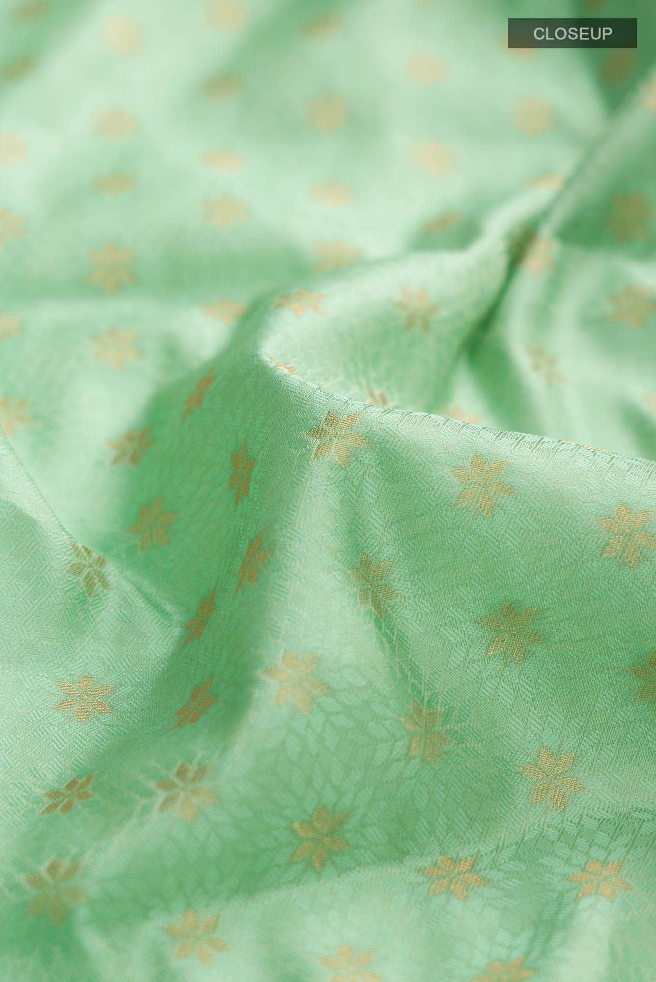 Green Blended Kanchipuram Silk Saree